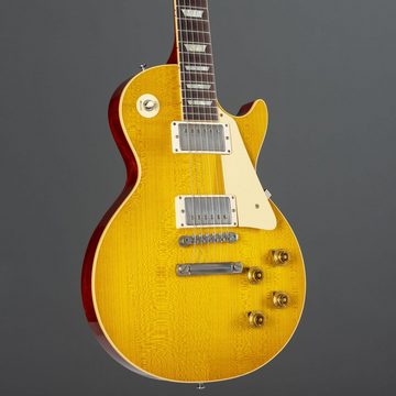 Gibson E-Gitarre, 1958 Les Paul Standard Reissue VOS Lemon Burst #83518 - Custom E-Git