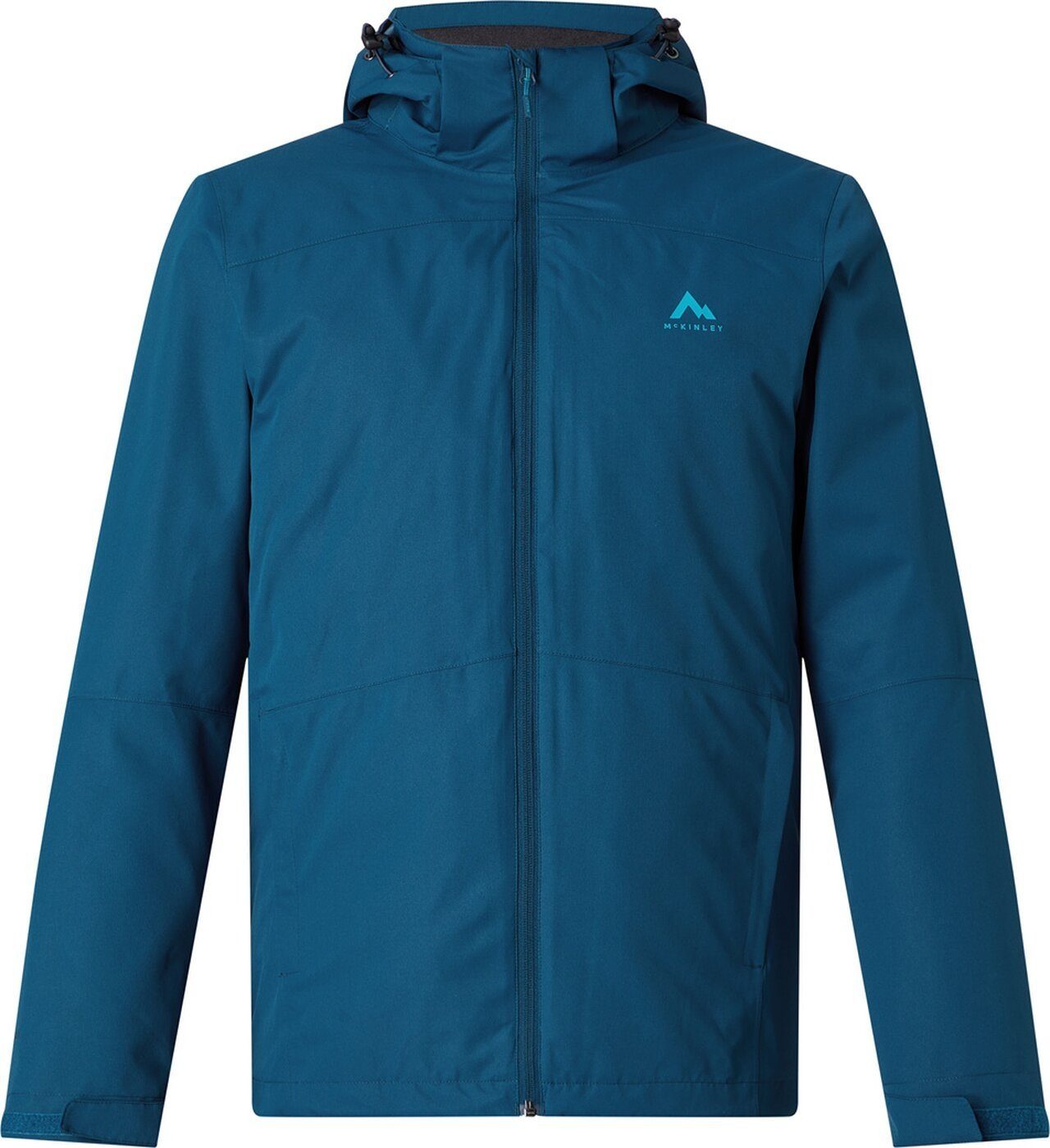 Anorak Kamala 3:1 ux Herren-Doppel-Jacke petrolblau/hellblau