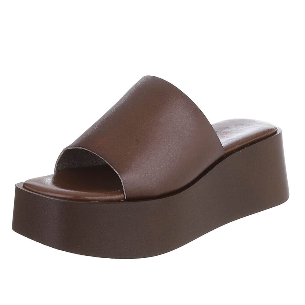Ital-Design Plateauschuh mit offener Zehenpartie für Damen Plateausandalett günstig online kaufen