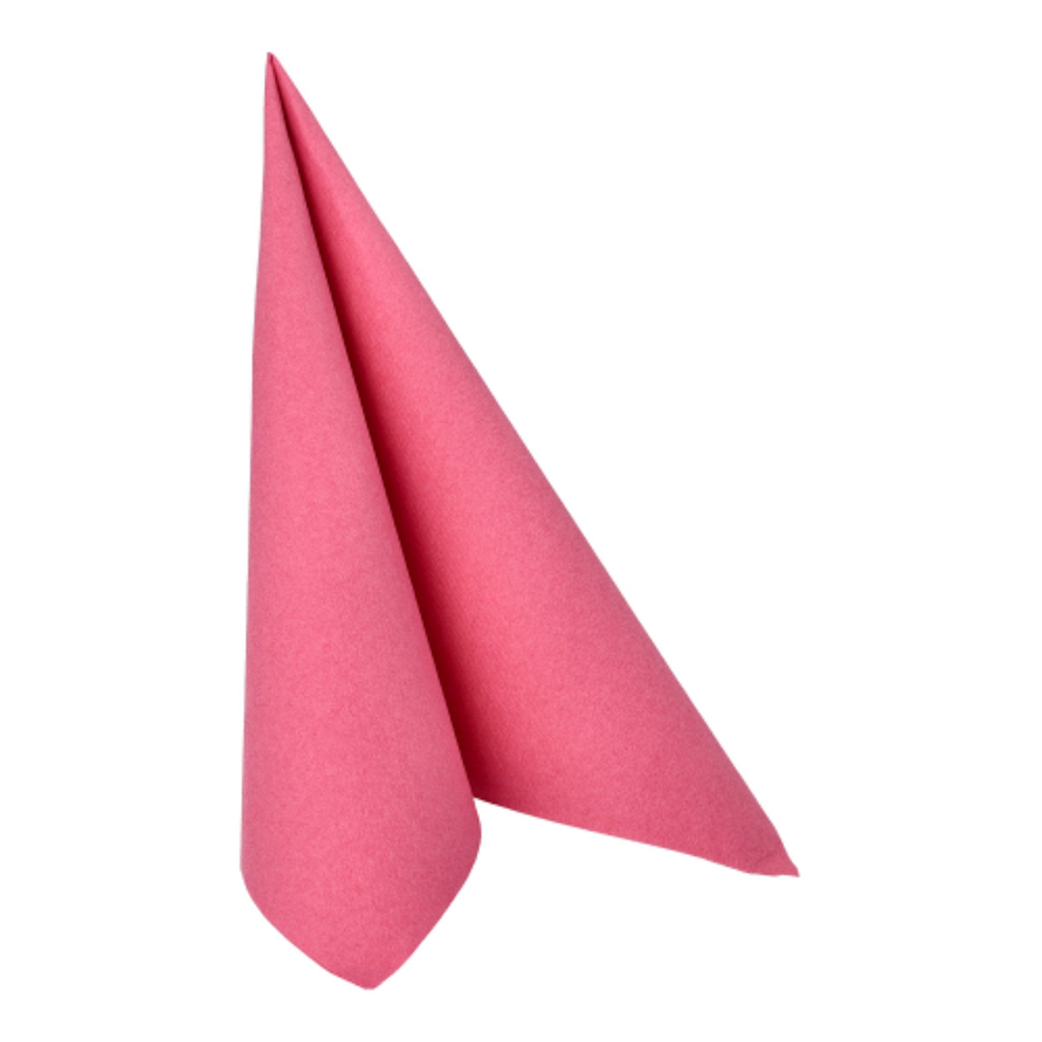 PAPSTAR Papierserviette, Servietten stoffähnlich 40x40cm Royal Collection 250 Stück Fuchsia