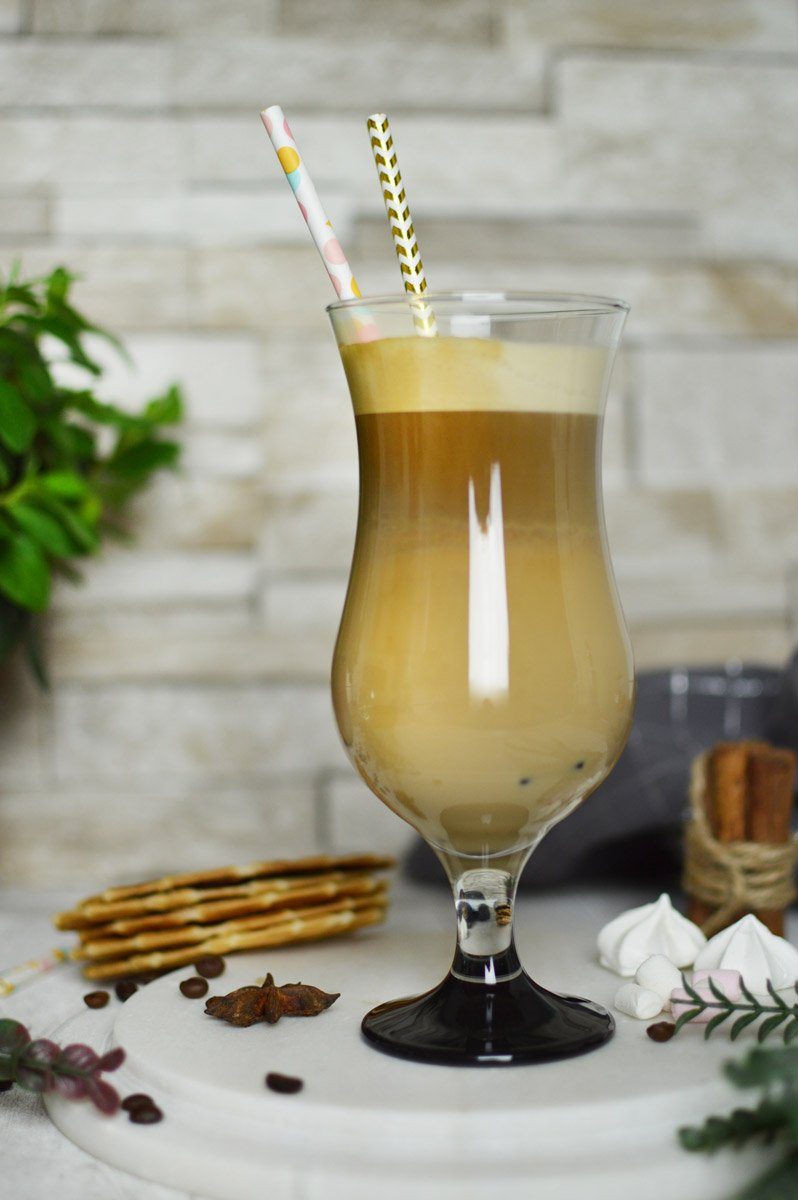 Sendez Cocktailglas 6 Stück Cocktailgläser 480ml mit schwarzem Fuß Longdrink Trinkglas, Glas