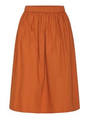 KnowledgeCotton Apparel Sommerrock Poplin elastic waist skirt