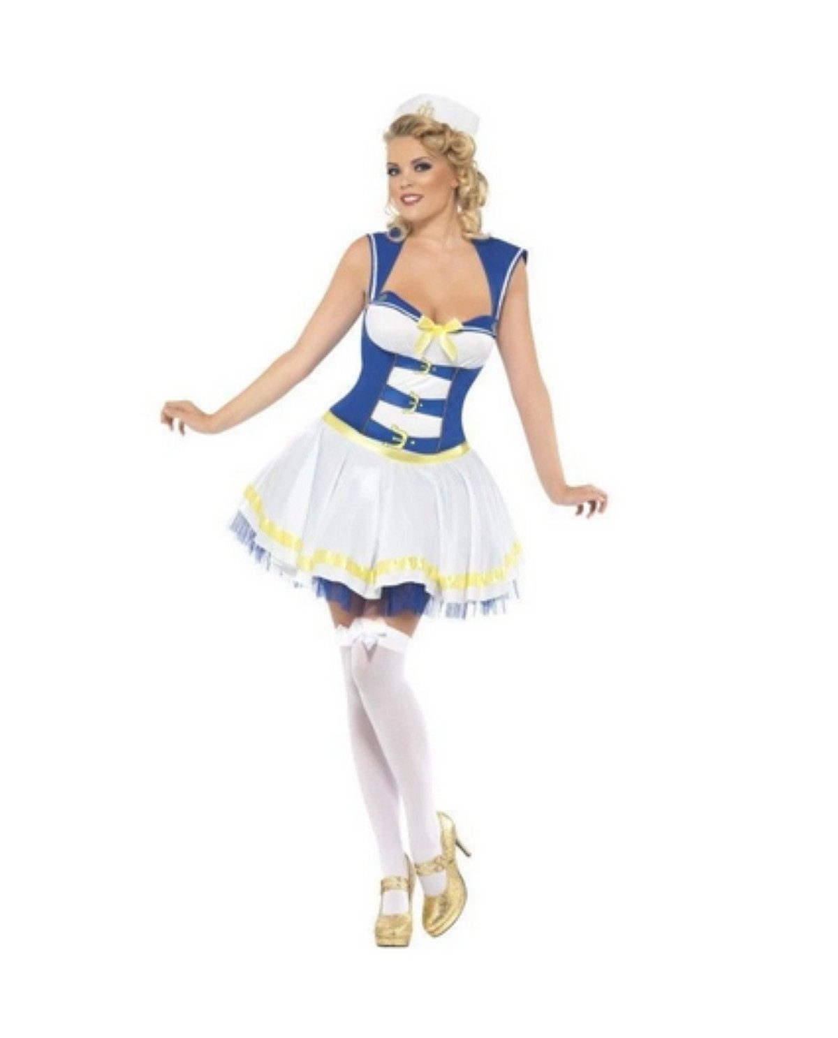 Kostüm Kostüm Lady Matrosin Kleid Gr.XS
