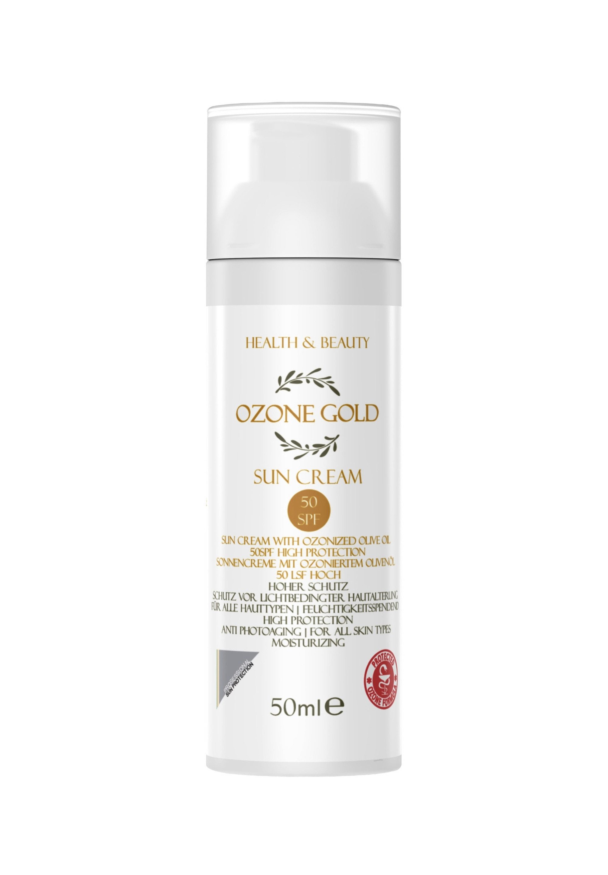 OZONE GOLD Körpercreme, 1-tlg., mit einem Lichtschutzfaktor von 50