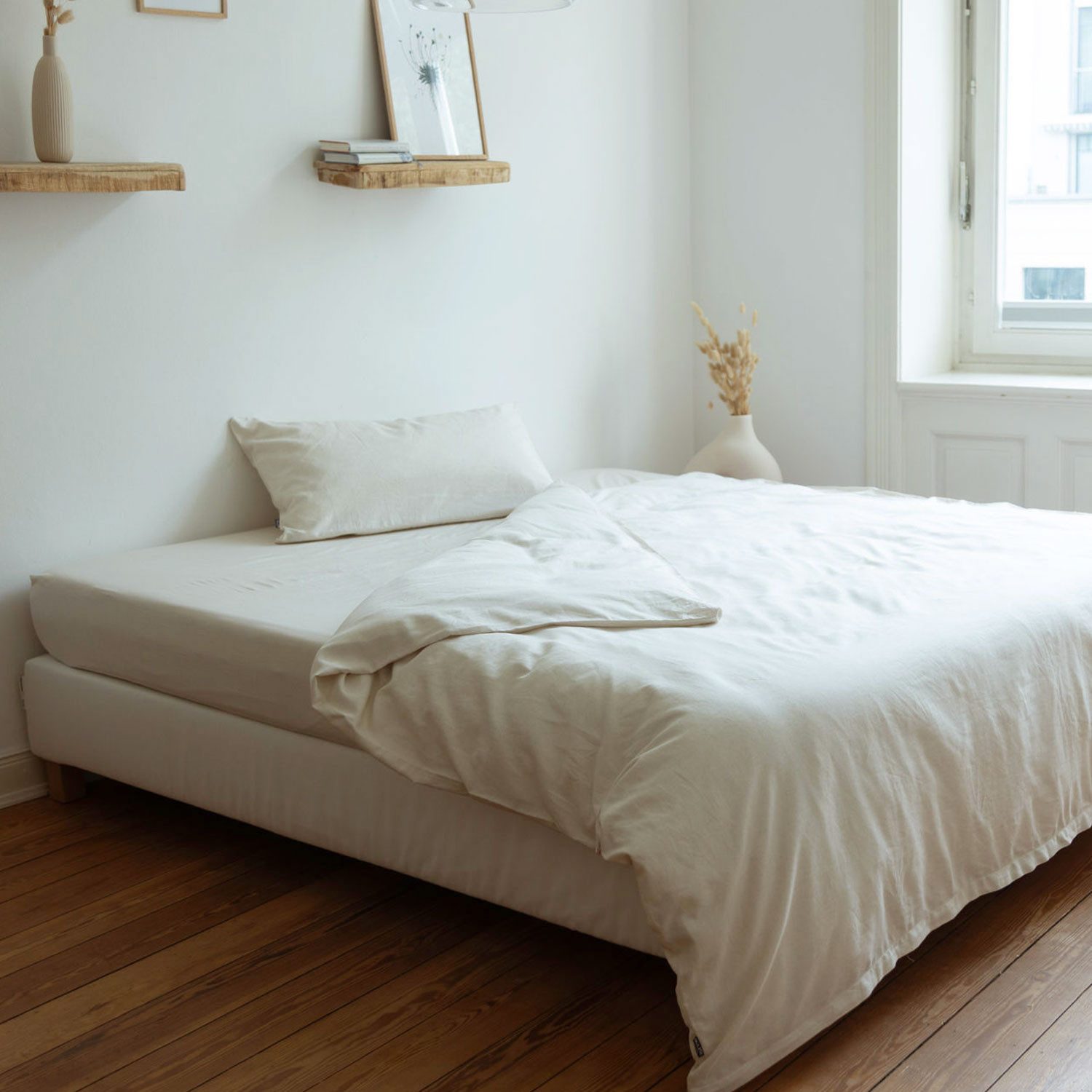 AGA.PIE Bettwäsche Leinen Bambus Bettwäsche-Set, Oeko-Tex, Antibakteriell, Ganzjährig, Atmungsaktiv, Besonders sanft