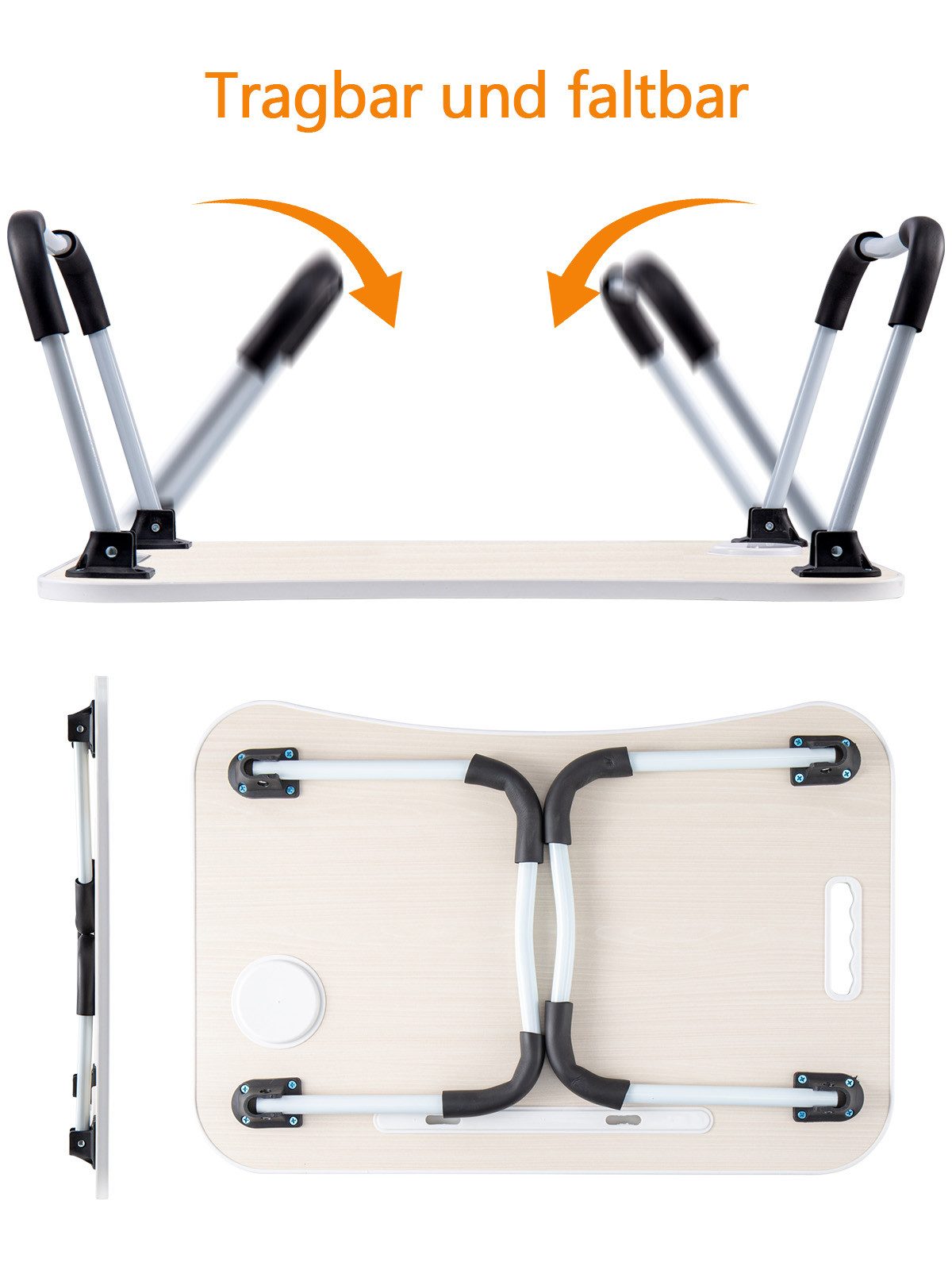 Youyijia Wickeltisch Laptoptisch Betttisch Laptopständer Bett-Schreibtisch günstig online kaufen