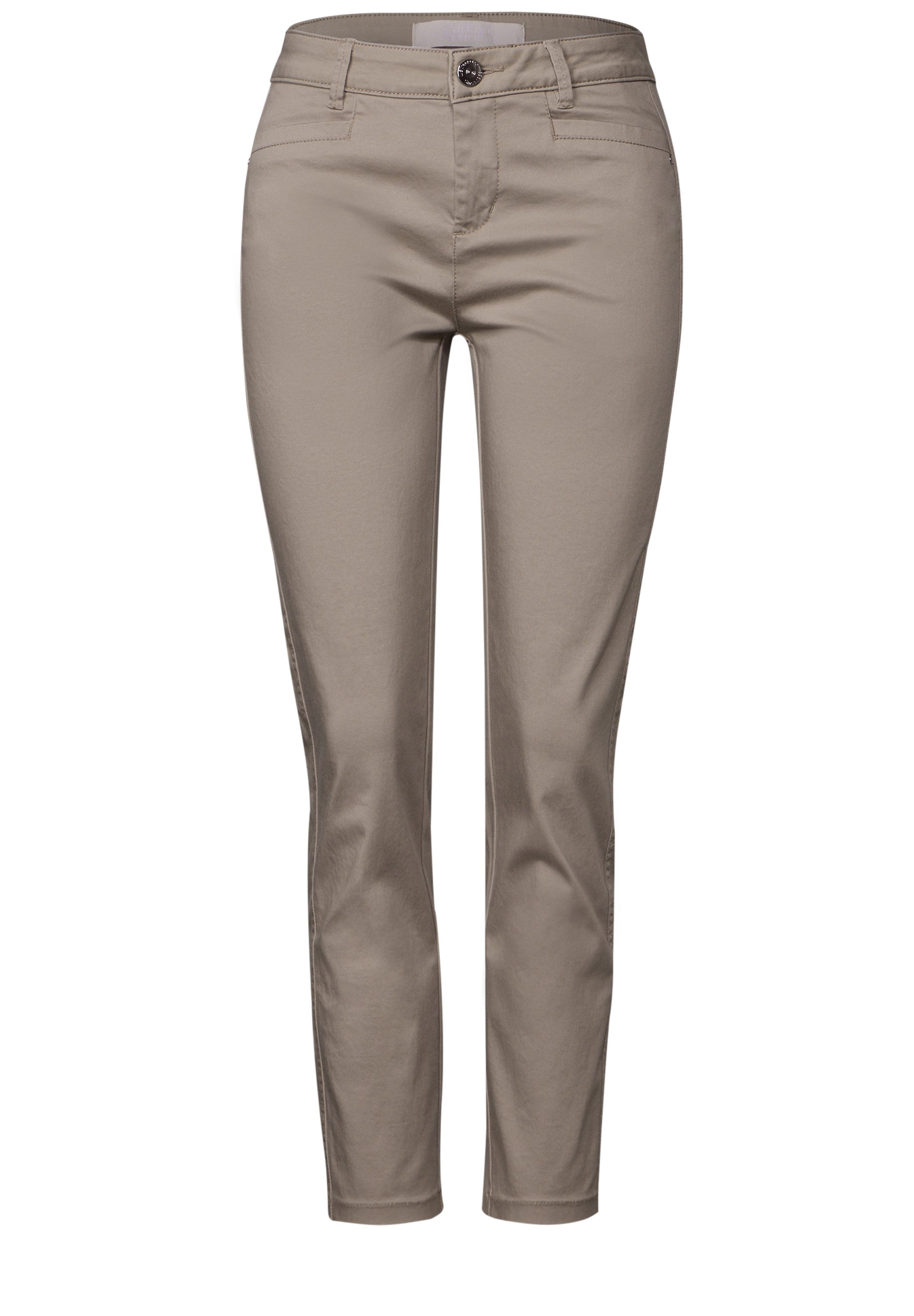 STREET ONE Stoffhose aus Baumwolle mit Stretchanteil