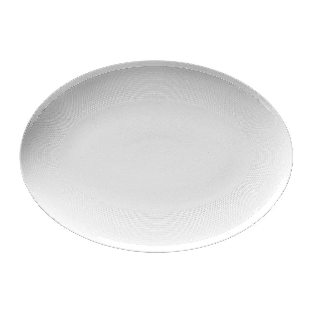 Thomas Porzellan Servierplatte Thomas Loft Weiss Servierplatte oval 33,8x24 cm, Porzellan, (1 Servierplatte)