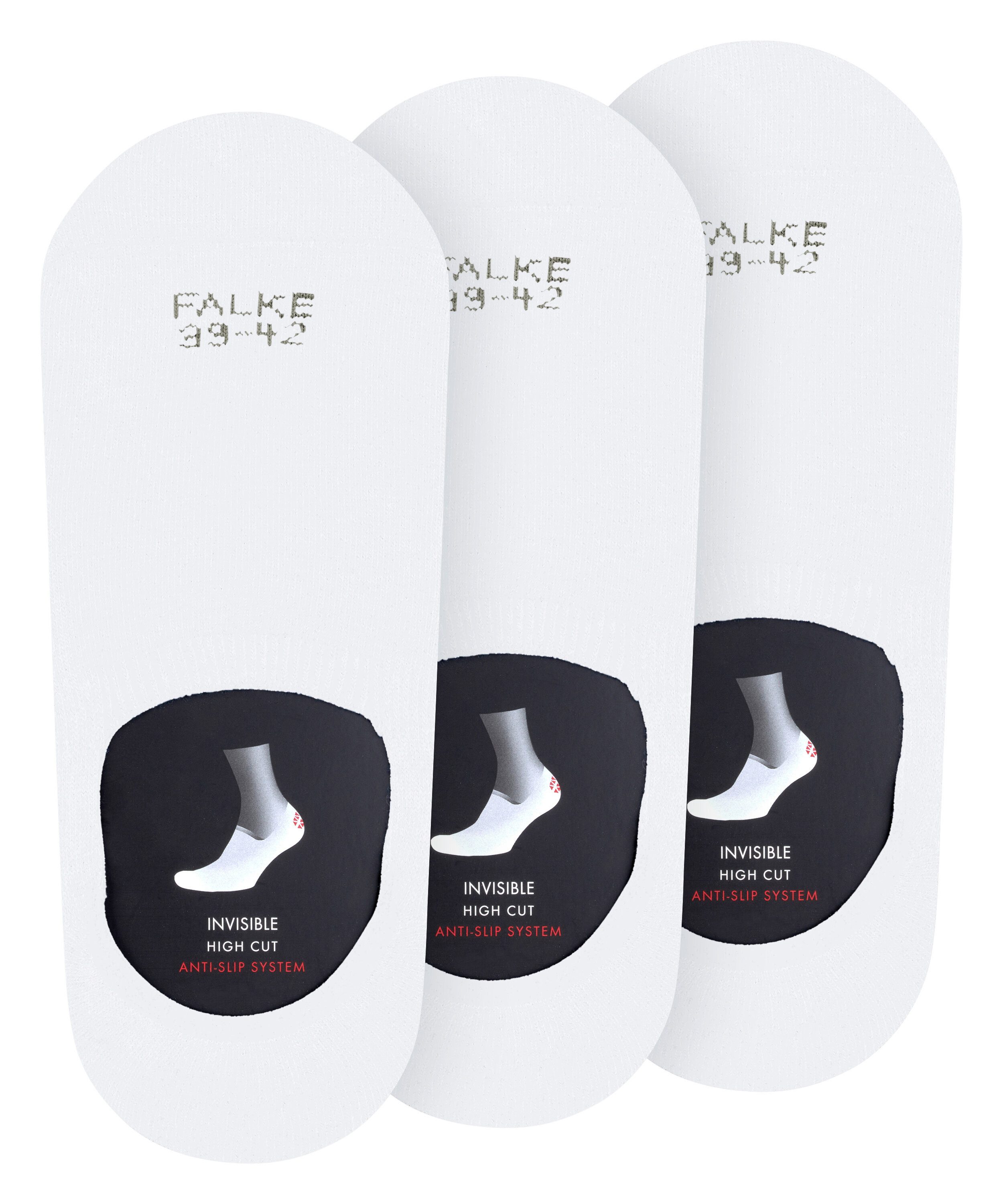 FALKE Füßlinge Step High Cut 3-Pack Füßlinge (3-Paar) aus bewusster Garnkomposition