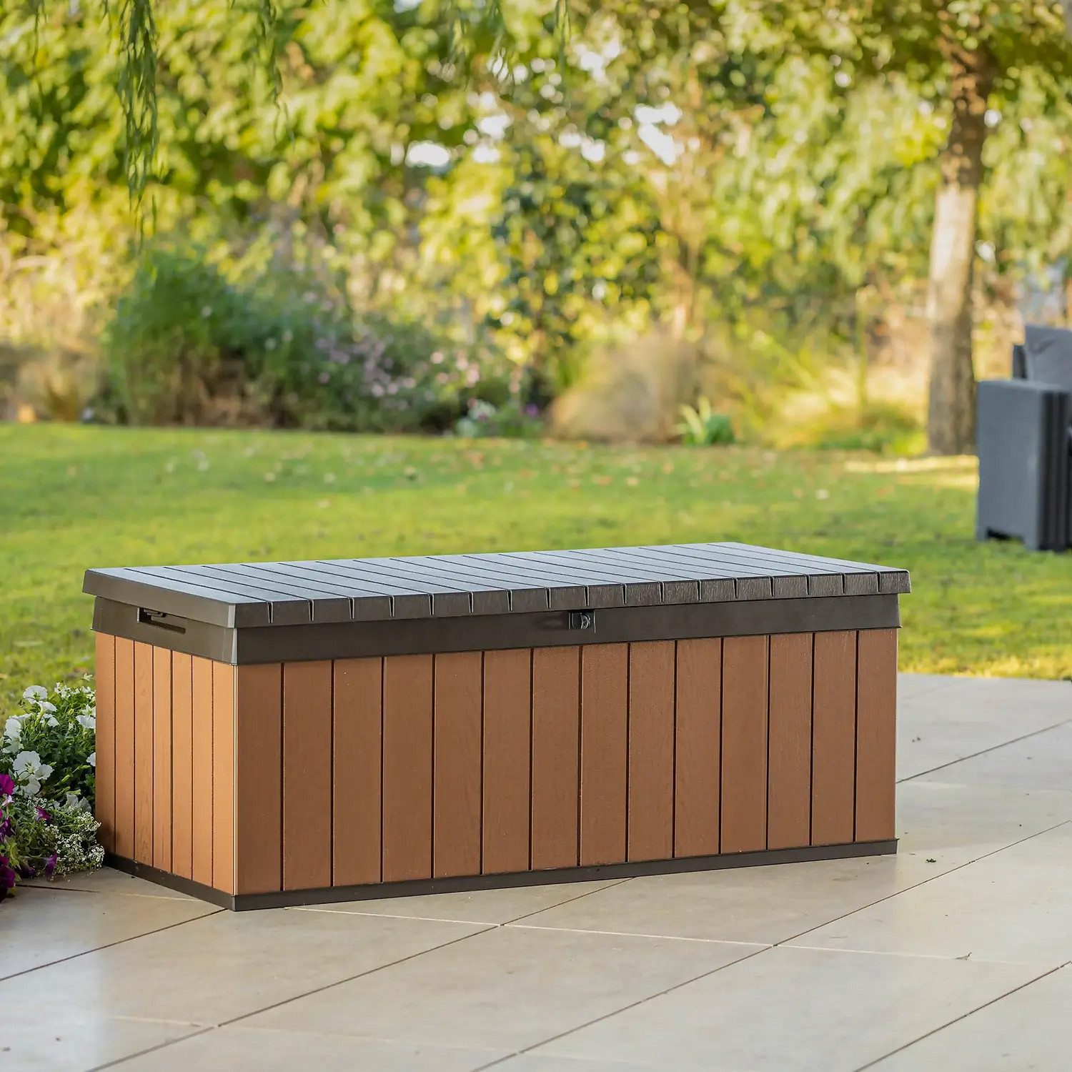 Keter Gartenbox Keter Aufbewahrungsbox DARWIN Braun, günstig online kaufen