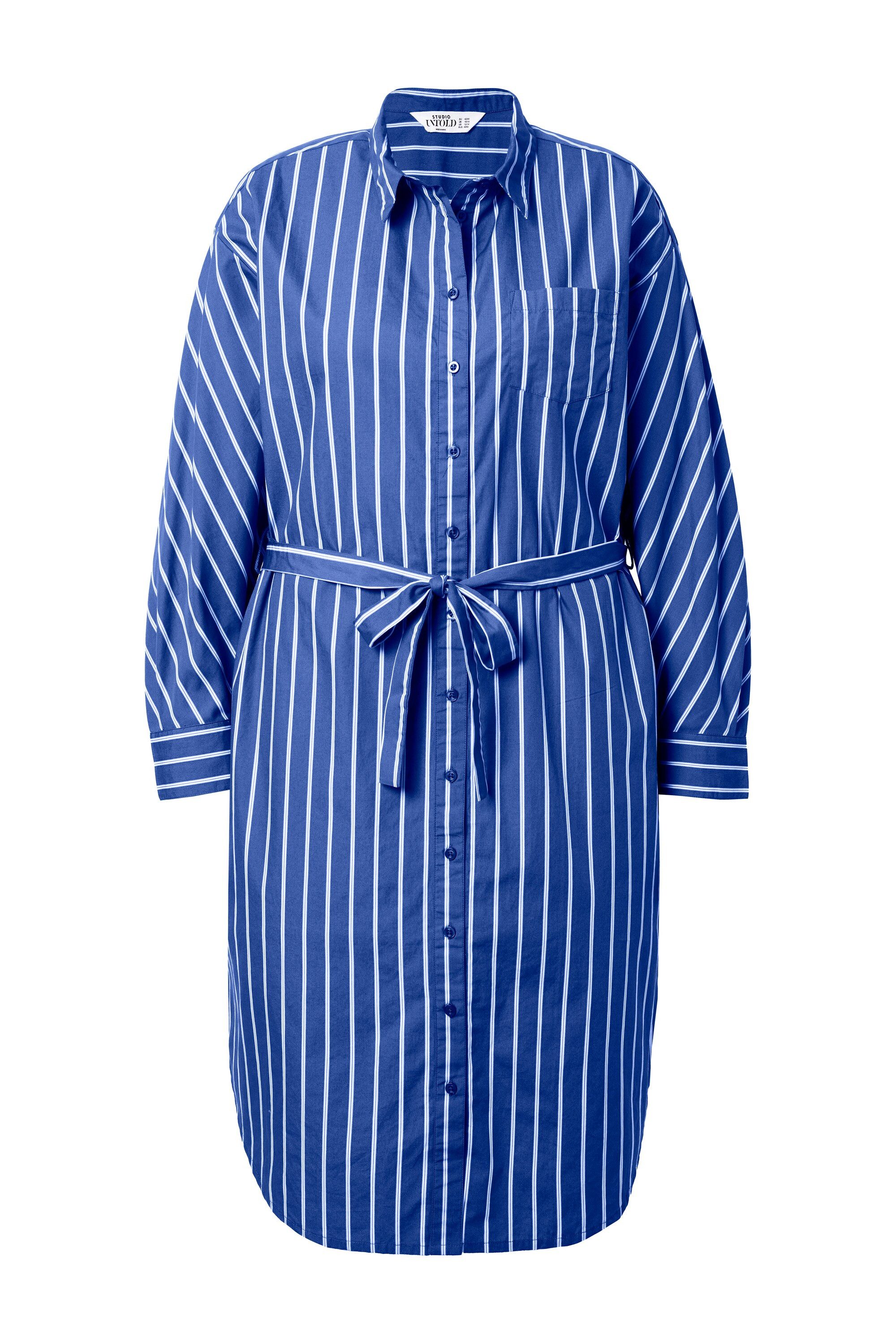 Studio Untold Midikleid Hemdblusen-Midikleid oversized Streifen günstig online kaufen