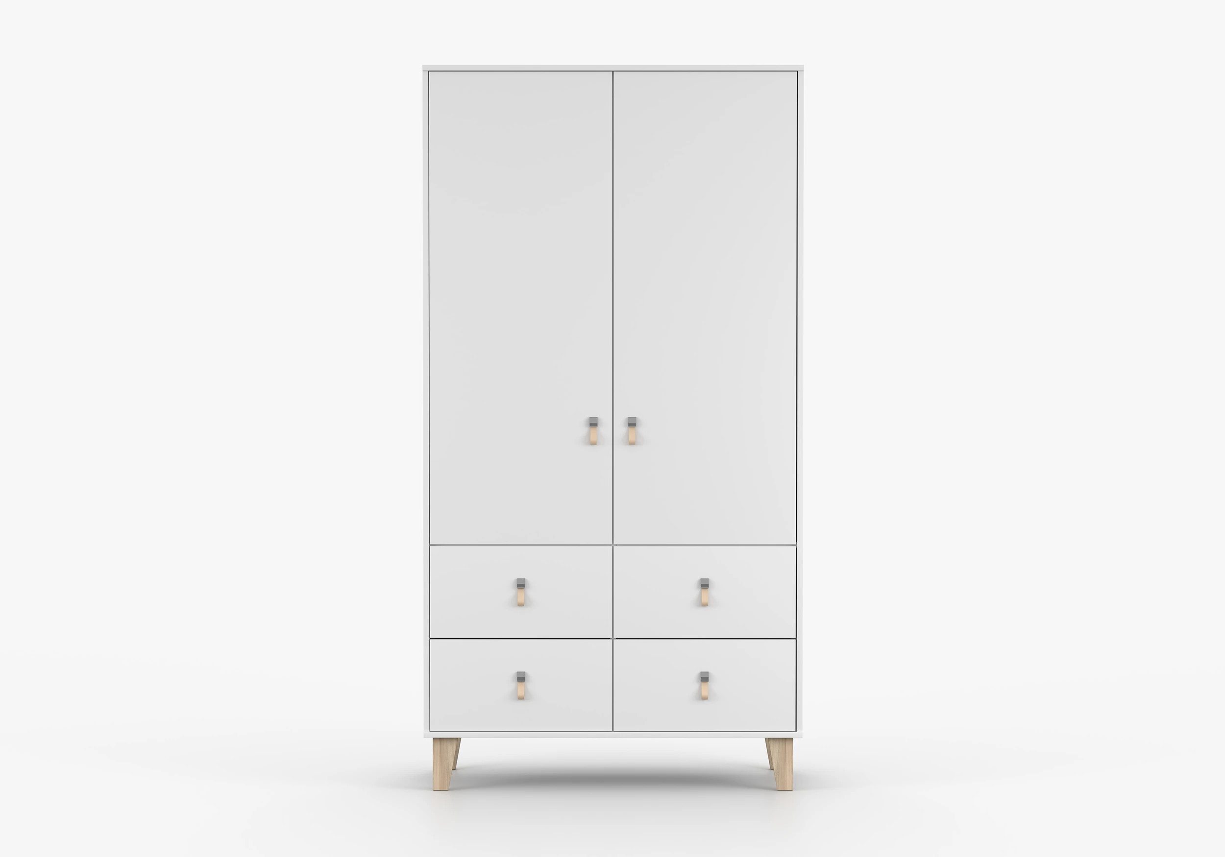 imoebel24 Drehtürenschrank FIGO 06 105 cm - Weiss günstig online kaufen