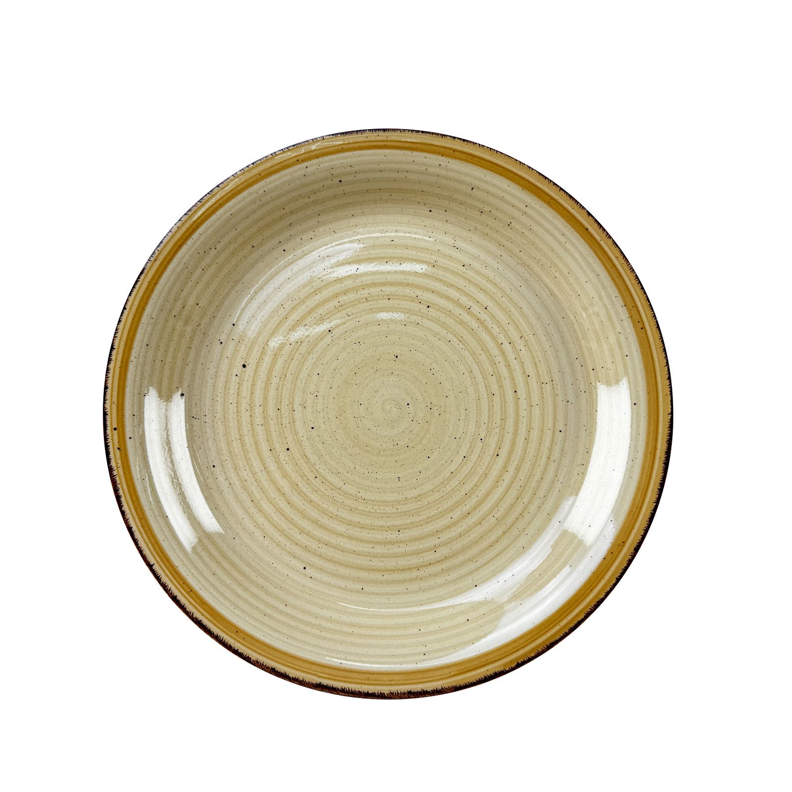 NTK-Collection Frühstücks-Geschirrset Geschirrset 16-teilig beige Antonia (16-tlg), 4 Personen, Keramik, Tafelservice Frühstücksset