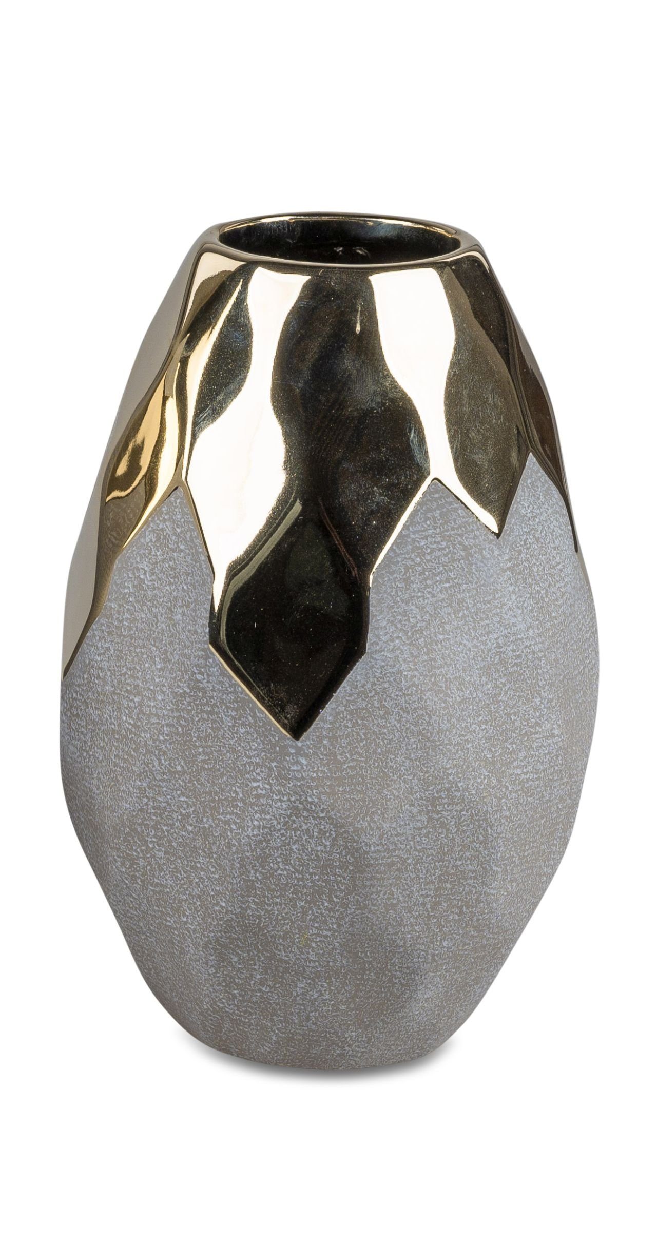 formano Tischvase Vase Vasenserie in Sand/Gold in verschiedenen Größen