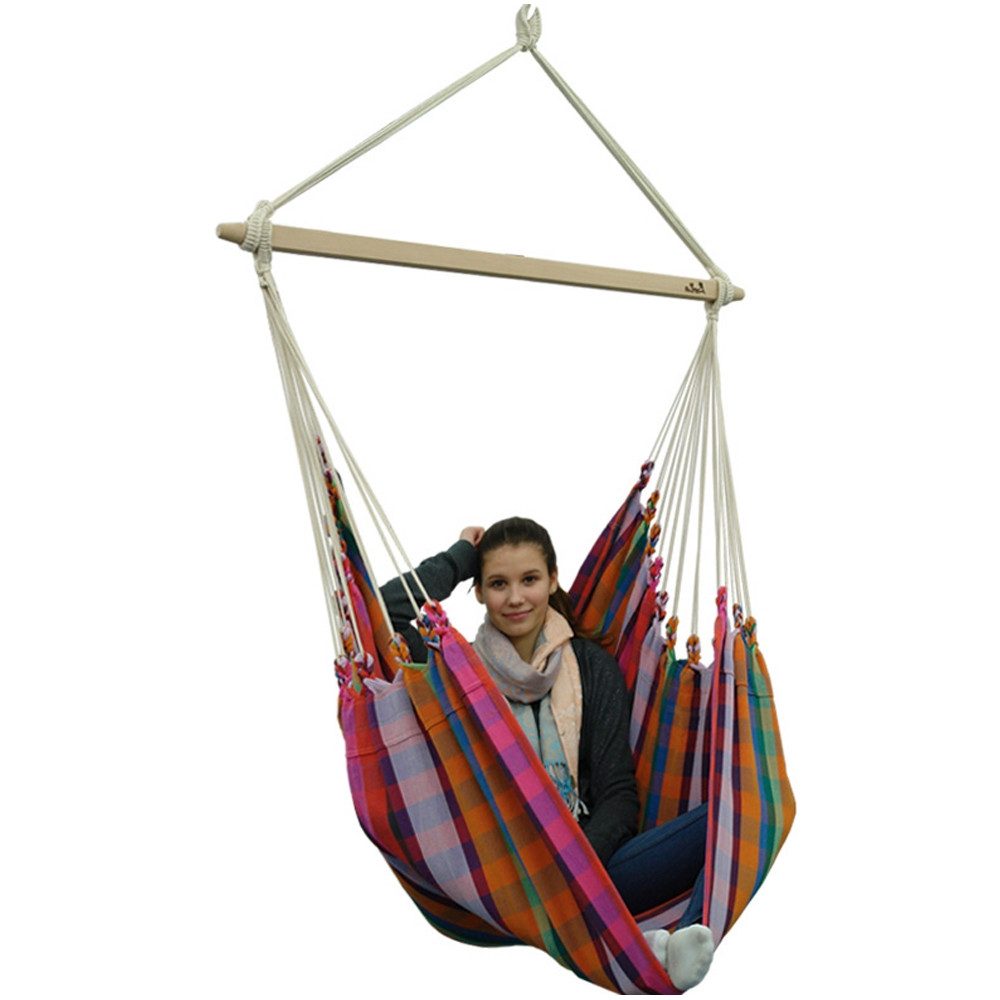 Lola Hängematten Hängesessel Lola L Hängesessel Kolumbiana Latina regenbogen 110 cm