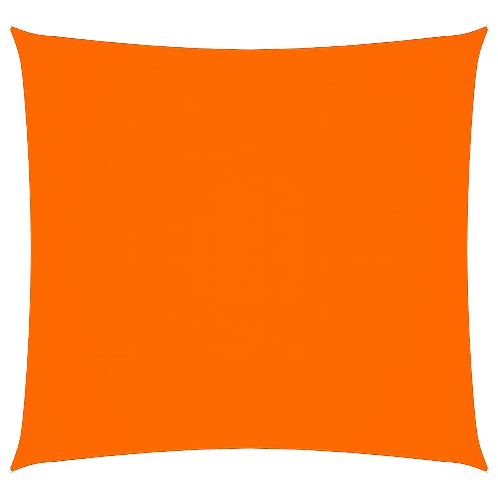 furnicato Sonnensegel 2,5 x 2,5 m Orange aus PU-beschichtetem Oxford-Gewebe, (1-tlg)
