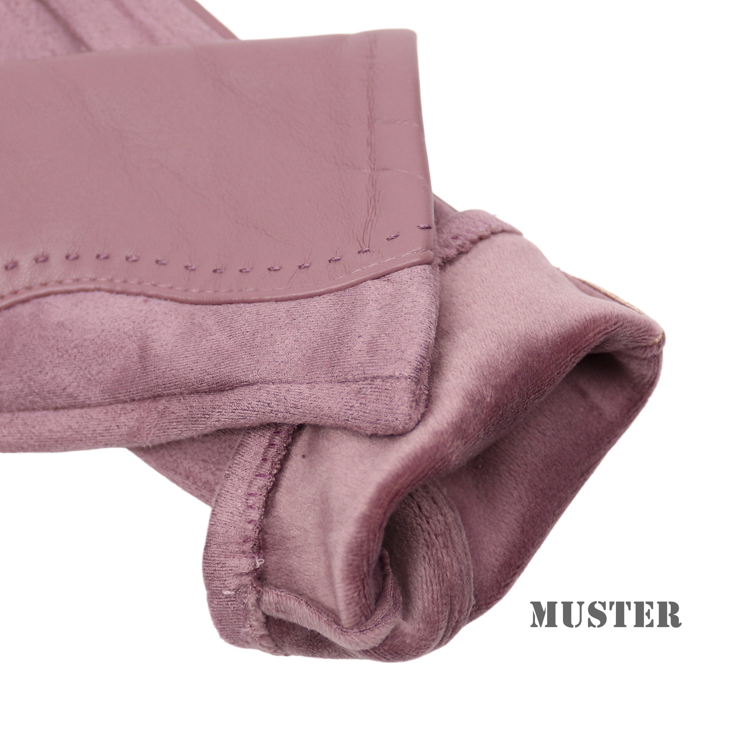 MIRROSI Lederhandschuhe Damen Touchscreen Handschuhe gefüttert Warm ONESIZE günstig online kaufen