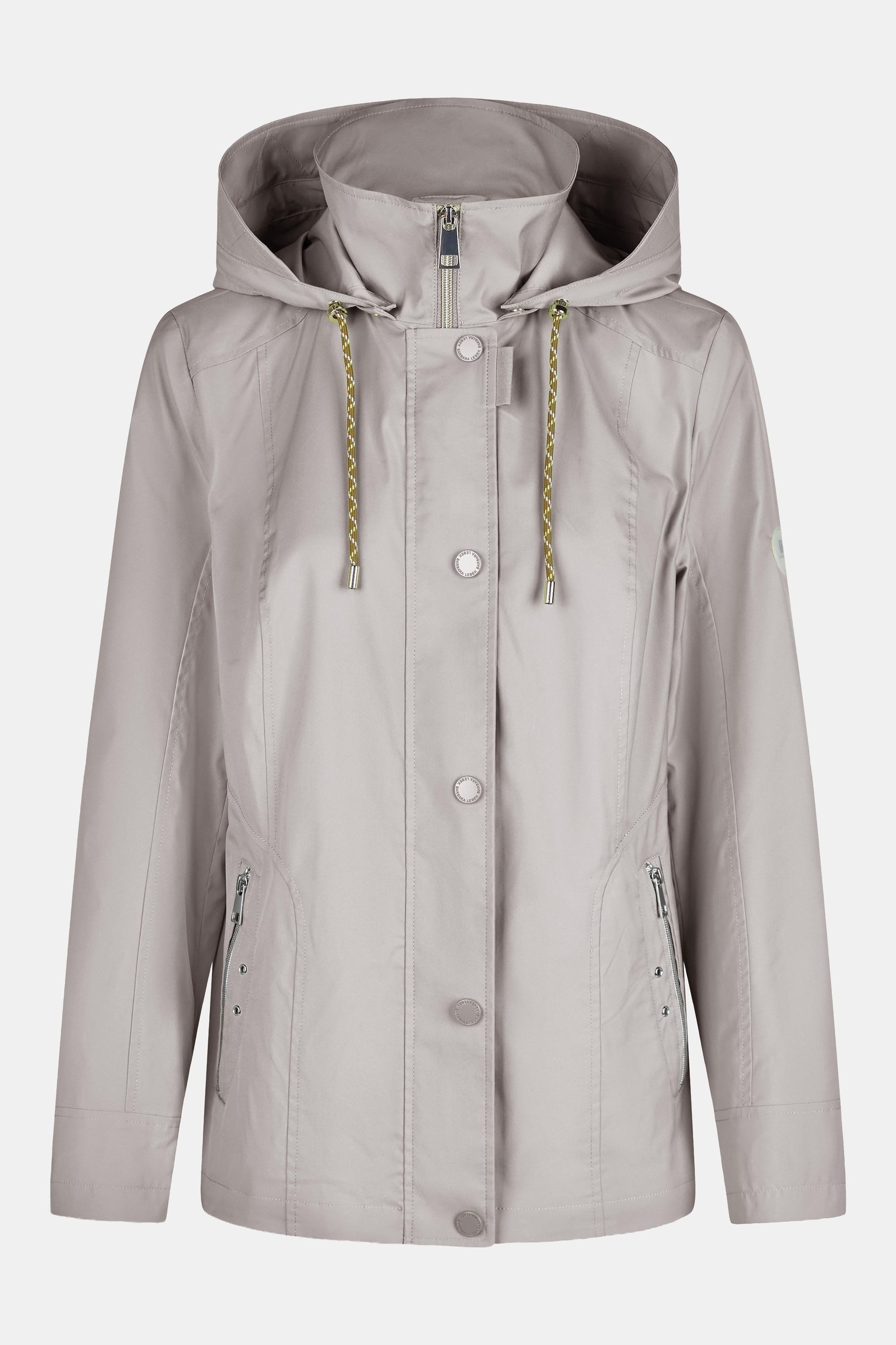 Barbara Lebek Outdoorjacke Übergangsjacke, Frühlingsjacke oder Damenjacke mit abnehmbarer Kapuze