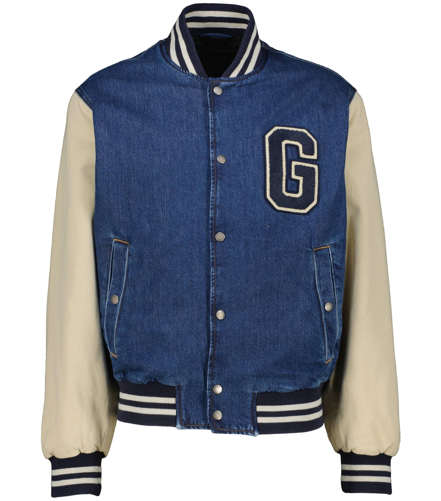 Gant Collegejacke Herren Collegejacke DENIM VARSITY JACKET