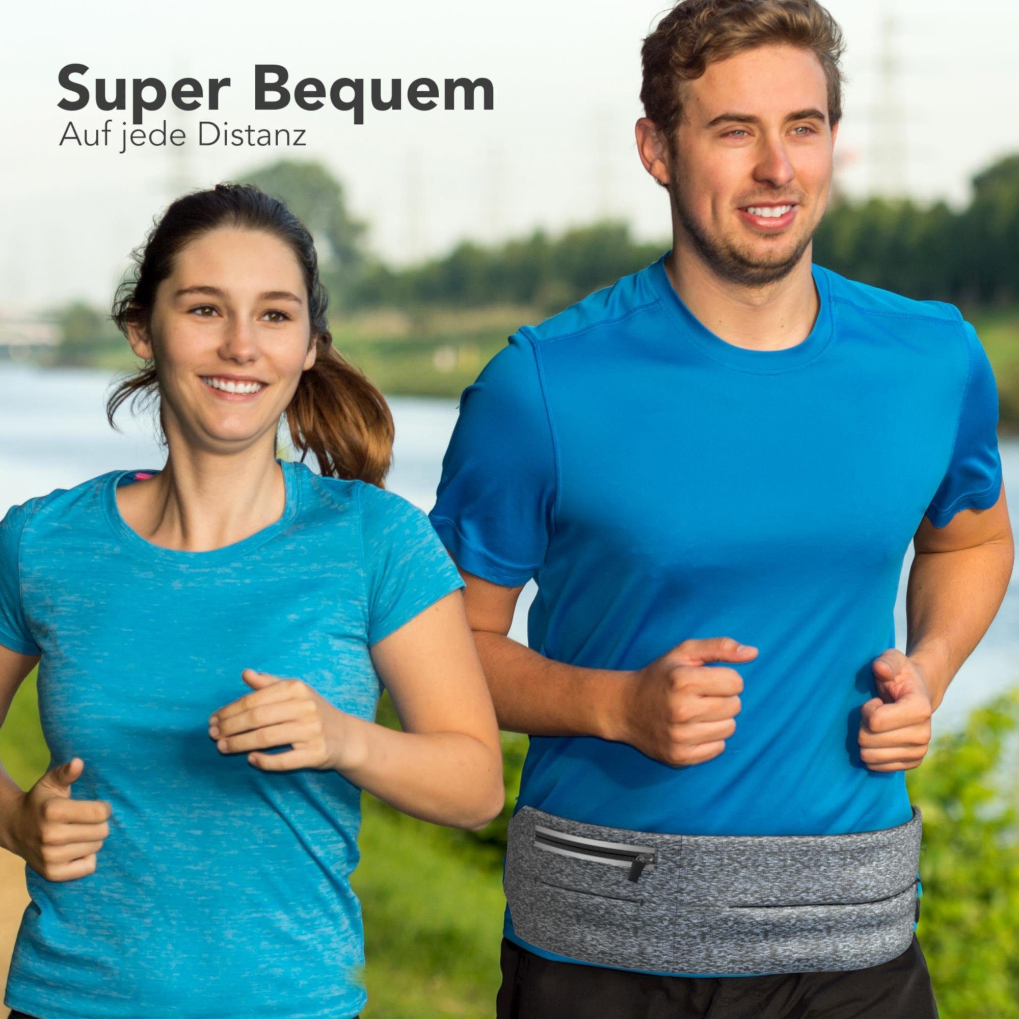 EAZY CASE Laufgürtel Universal Sport Bauchtasche Breit Joggingtasche Herren günstig online kaufen