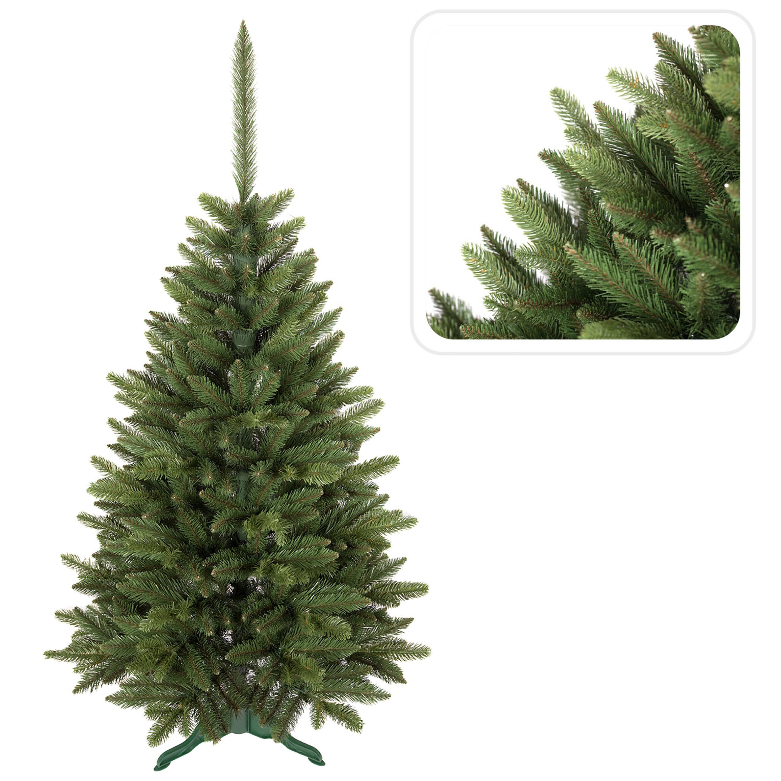 Sarcia.eu Künstlicher 180cm Künstlicher Weihnachtsbaum Weihnachtsbaum Bergam-Fichte PVC