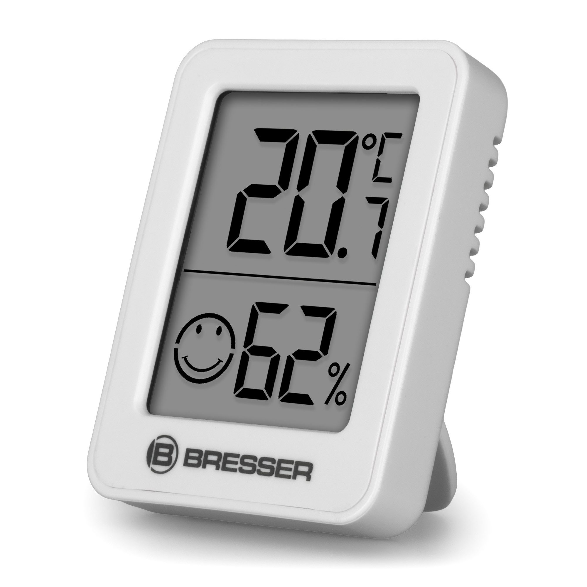 BRESSER Hygrometer ClimaTemp Thermo-Hygrometer 1x weiß