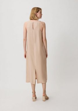 Comma Maxikleid Midikleid aus Cupro-Mix