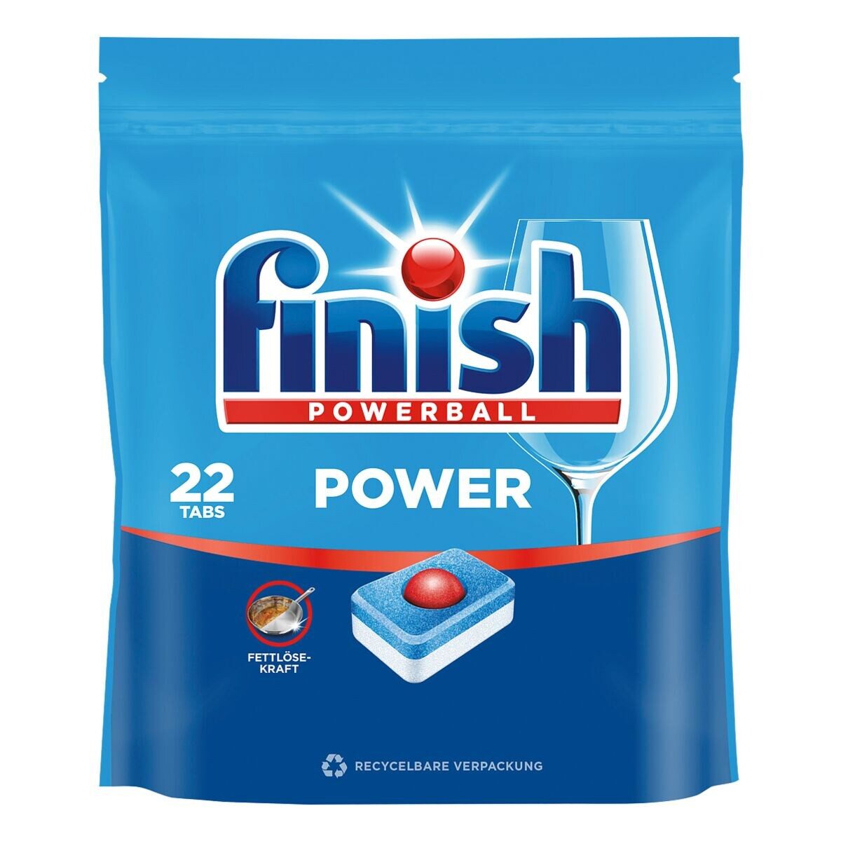 FINISH Powerball Power Fresh Spülmaschinentabs (22 Tabs)
