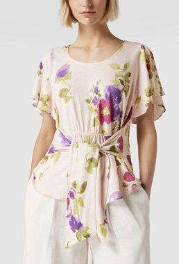 Ralph Lauren T-Shirt LAUREN RALPH LAUREN Floral Print V-Ausschnitt Top Bluse Shirt T-shirt