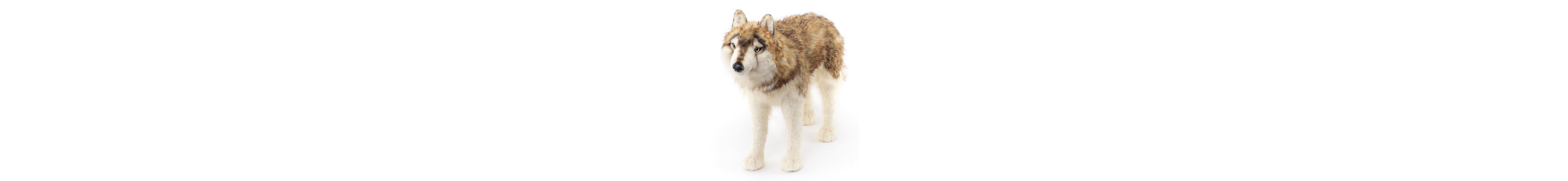 Uni-Toys Kuscheltier »Wolf, stehend - 94 cm (Länge) - Plüsch-Wolf