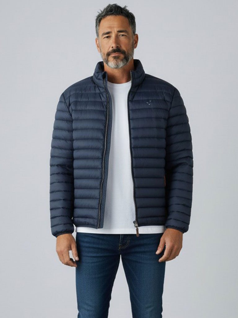 modAS Steppjacke 14103 Herren Jacke mit Stehkragen – Daunenoptik inkl. Aufb günstig online kaufen