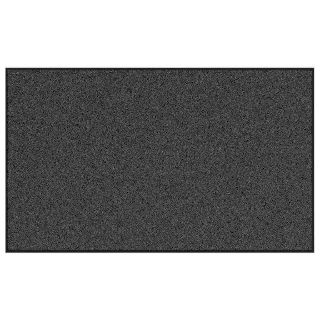 vidaXL Fußmatte Fußmatte Sonstiges Anthrazit und Schwarz 90 x 150 cm, Höhe: 0.7 mm