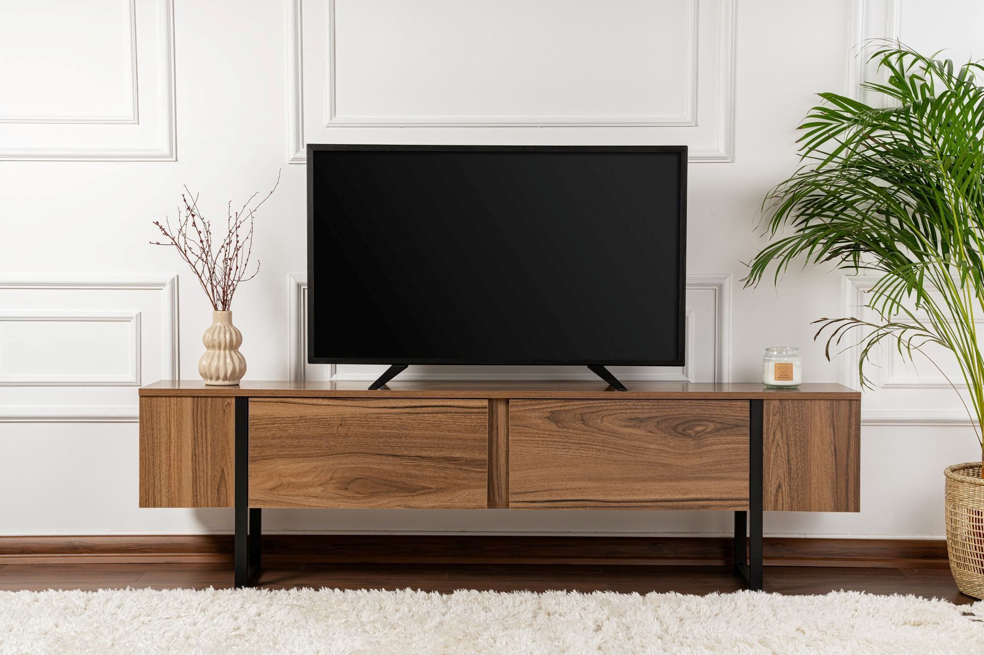 Skye Decor TV-Board TV-Board 180 cm, 8 Farbvarianten (Packung, 1 St., 1 TV Board), Modernes XXL TV-Board 180 cm für große TVs