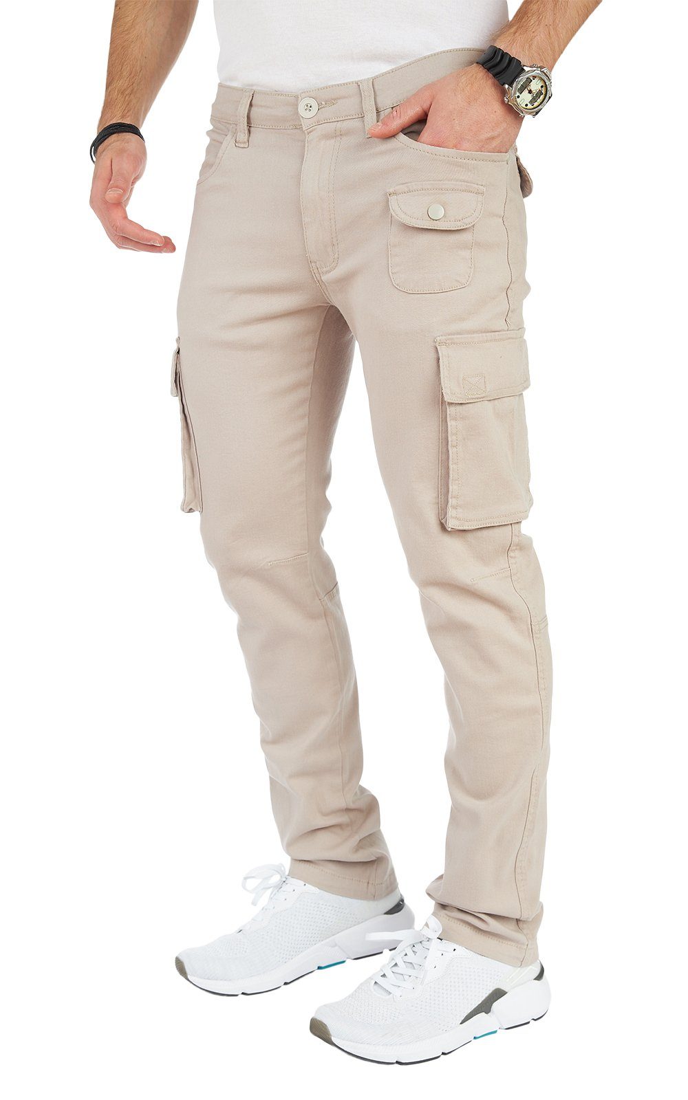 Styleko Cargohose 8011 Styleko Cargohose Herren Cargohose männer Cargohose Chino Hose