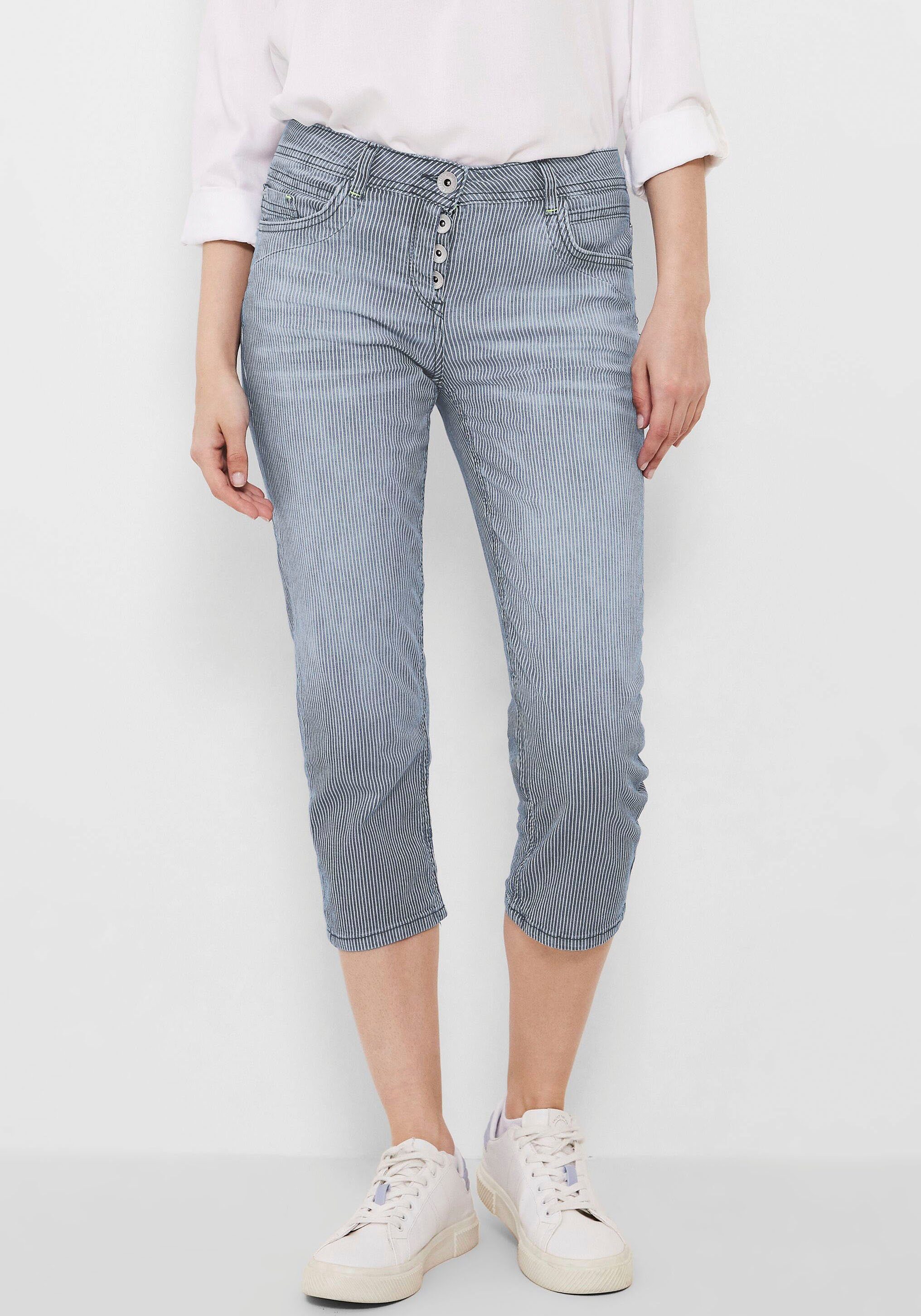 Cecil 3/4-Jeans mit einem Logo-Badge hinten | Stoffhosen