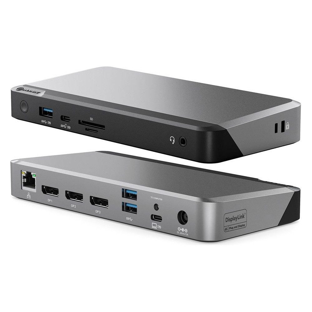 Laptop-Dockingstation ALOGIC DX3 Triple 4K Universal Dock - Dockingstation.