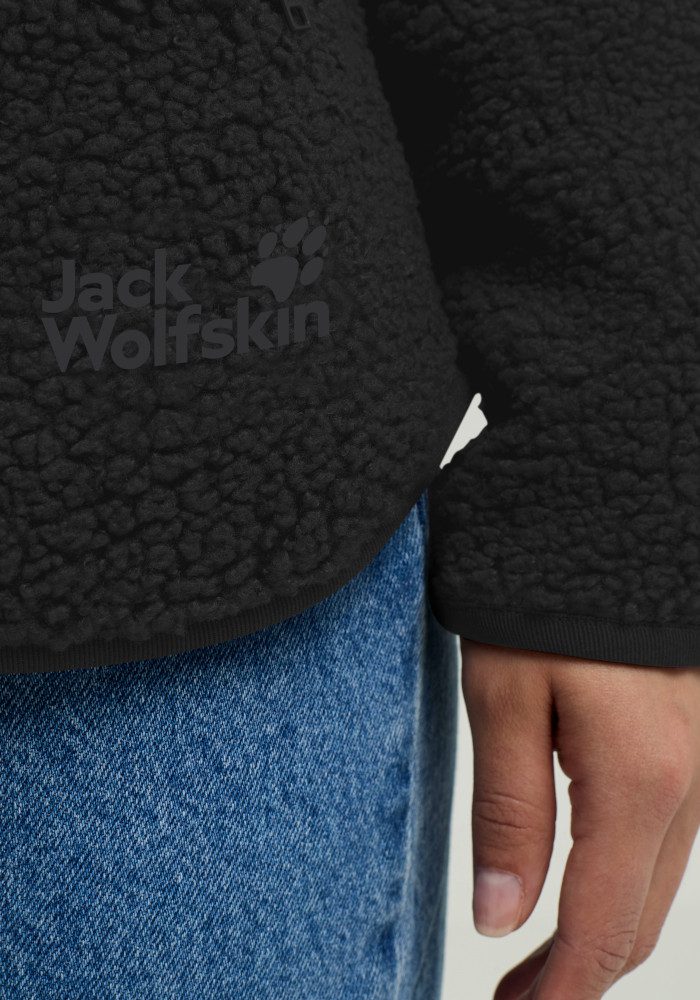 Jack Wolfskin Fleecejacke HIGH CURL JKT W mit durchgehendem Reißverschluss, aus Sherpa Fleece, atmungsaktiv – Bild 5 von 5