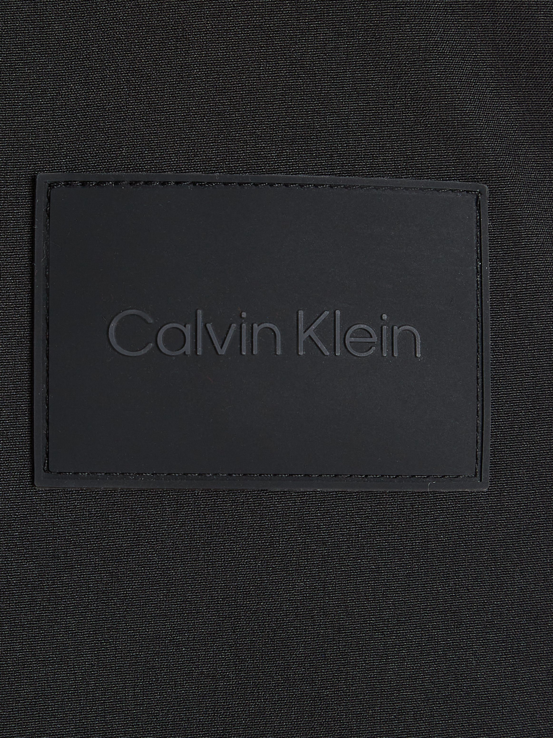 Calvin Klein Big&Tall MIX MEDIA Black Outdoorjacke JACKET BT_QUILTED HOOD Ck