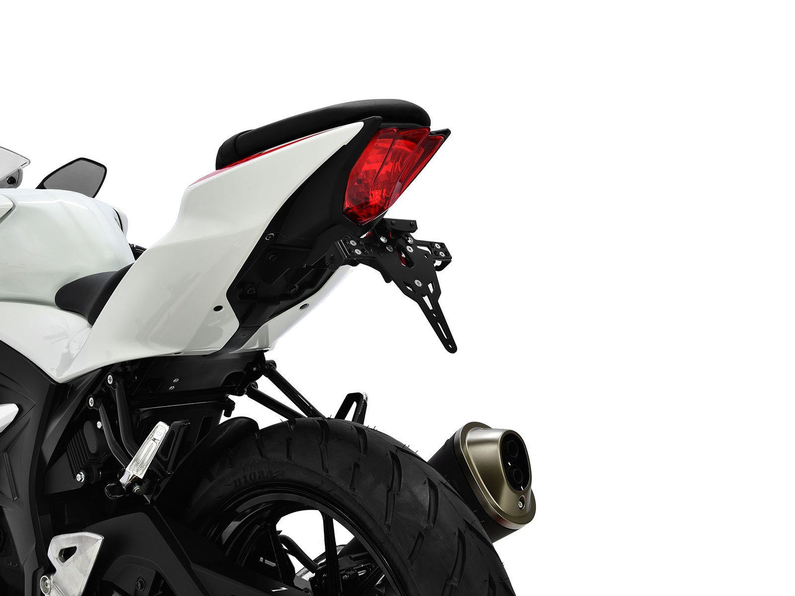 ZIEGER Kennzeichenhalter Pro Kennzeichenhalter kompatibel mit Suzuki GSX-R 125 / GSX-S 125