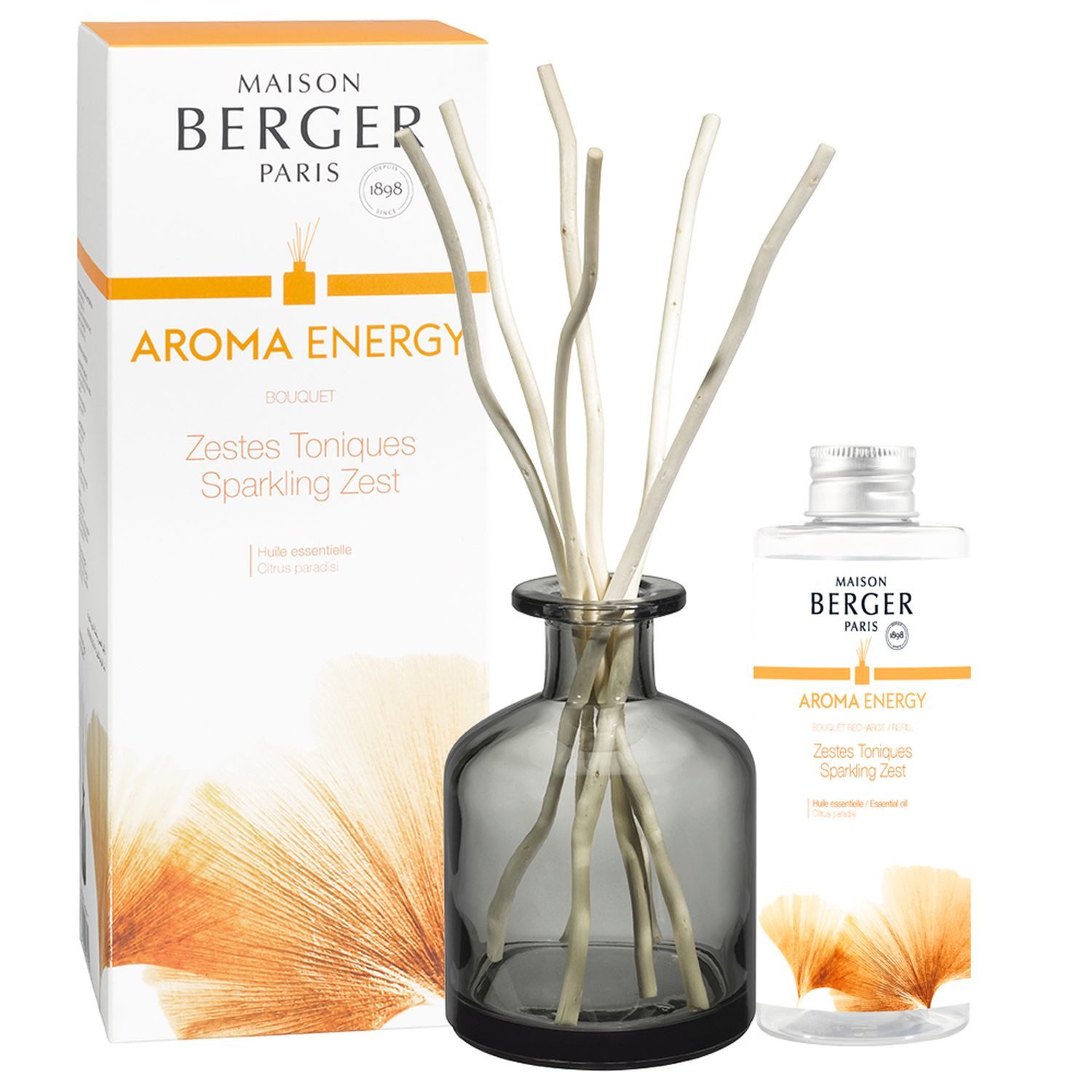 MAISON BERGER PARIS Raumduft Bouquet Aroma Energy Zestes Toniques 180 ml
