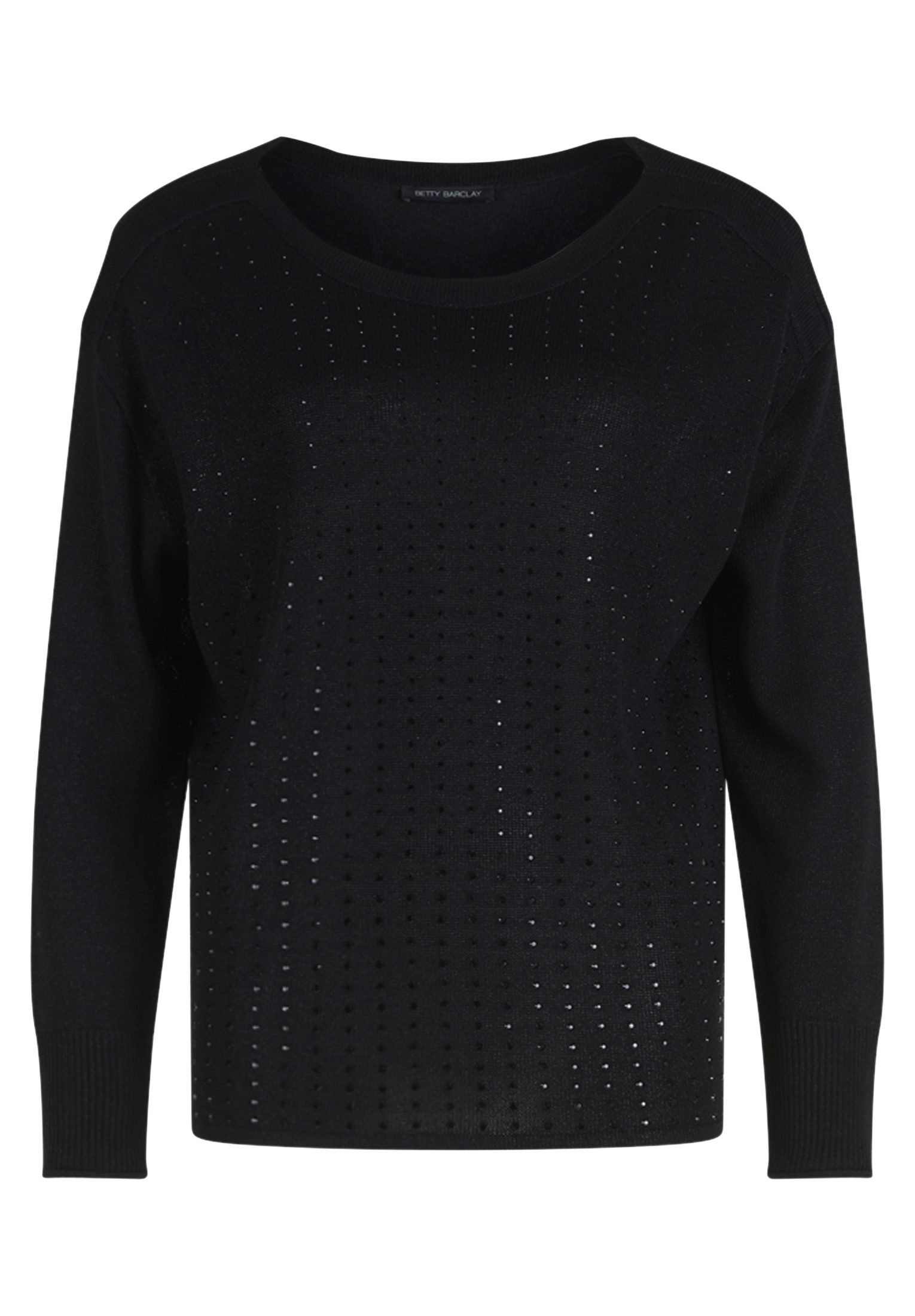 Betty Barclay Strickpullover Damen Feinstrickpullover mit Strass (1-tlg) li günstig online kaufen