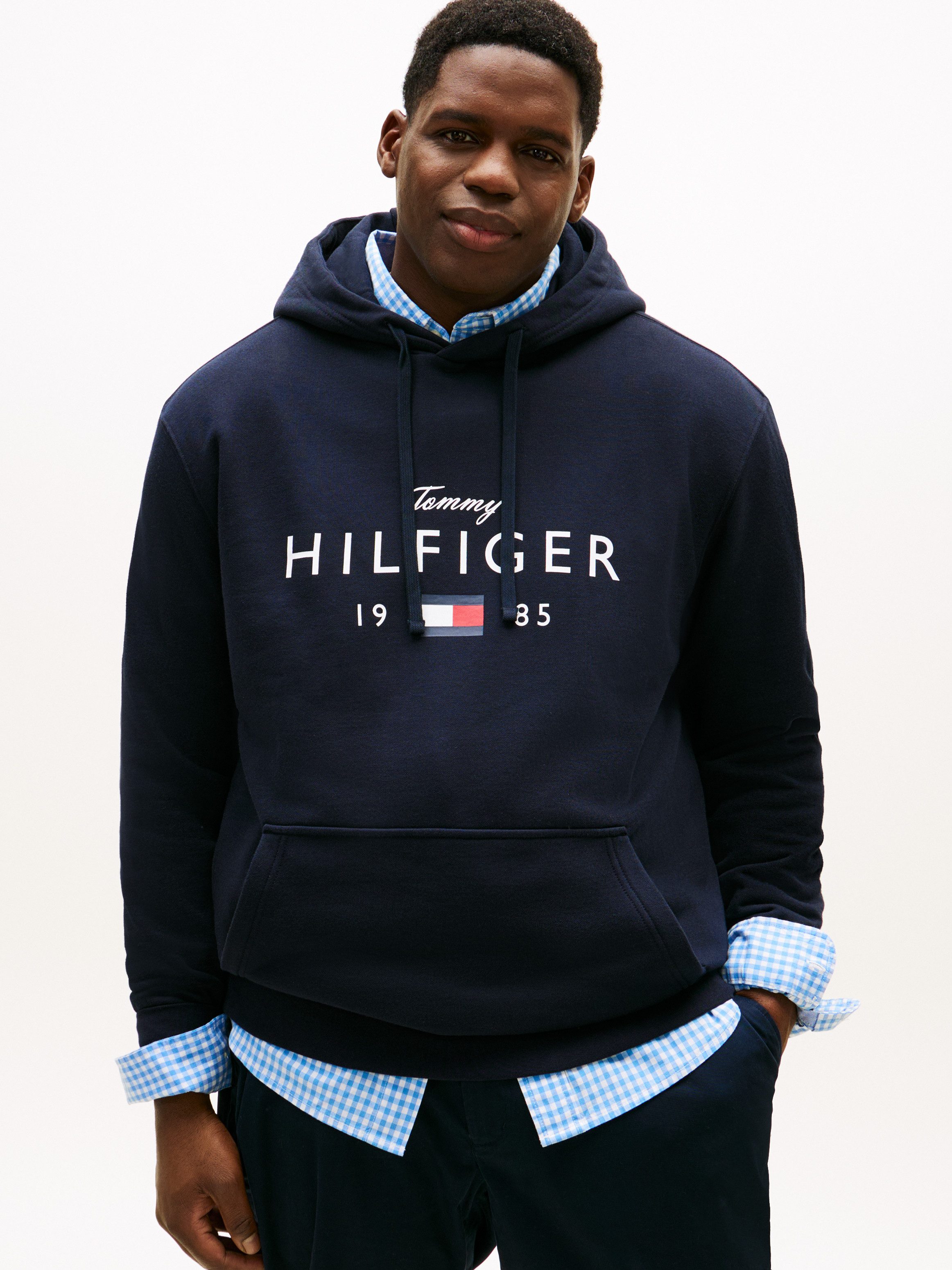 Tommy Hilfiger Big & Tall Hoodie BT-BRANDLOVE BIG HILFIGER mit Logo-Grafik, Große Größen, regular fit