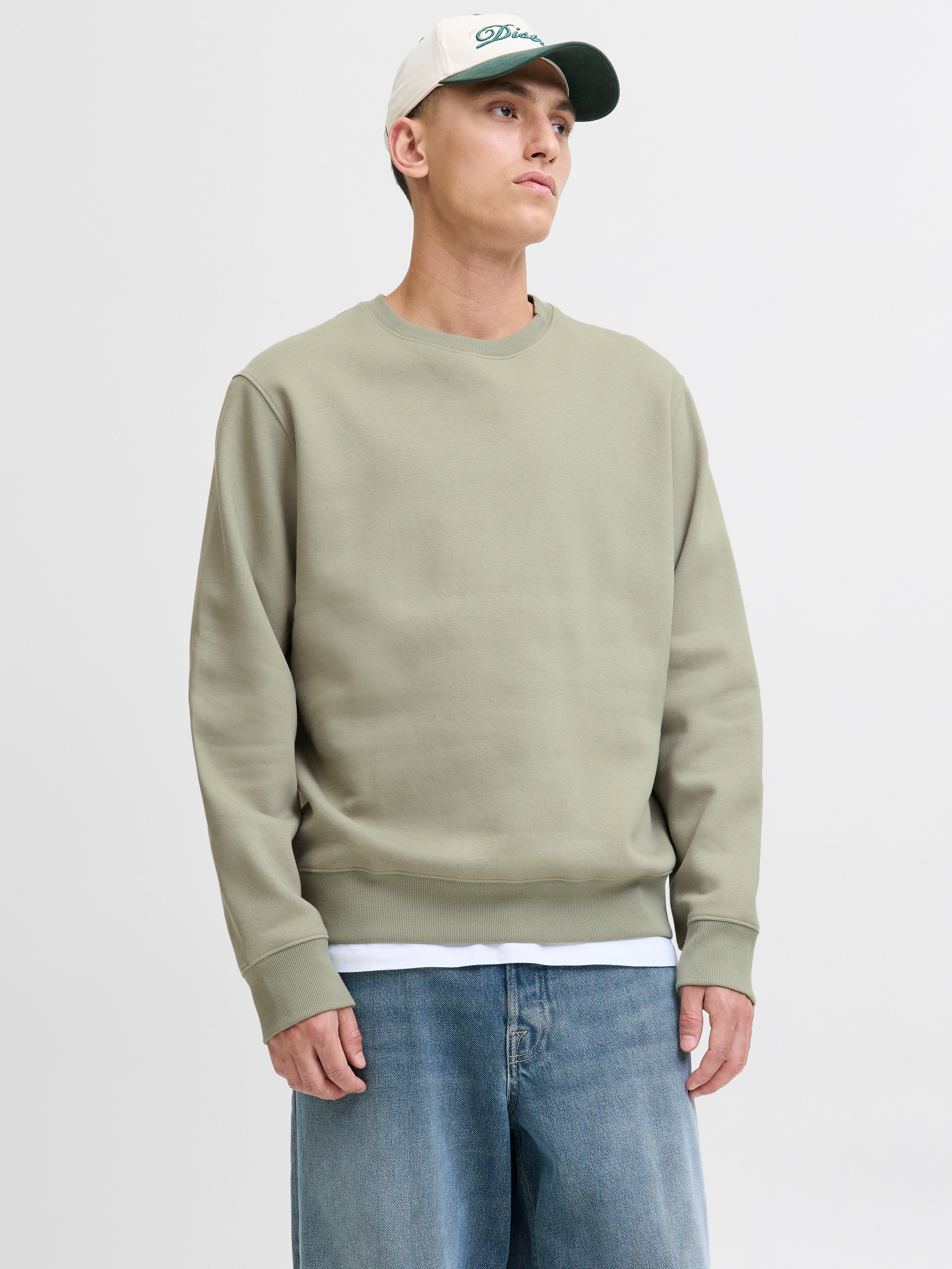 Jack & Jones Sweatshirt JJESTAR BASIC SWEAT CREW NECK NOOS mit Rundhalsauss günstig online kaufen