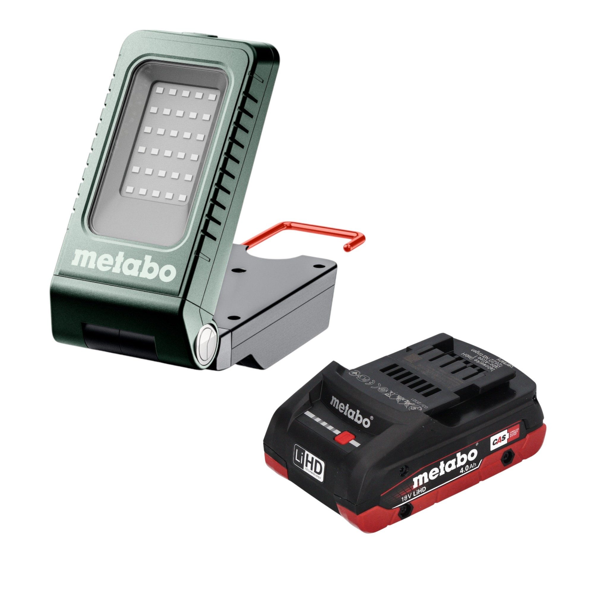 metabo Точечные светильники BSA 18-1000 18 V 1000 lm + 1x LiHD Akku 4,0 Ah - ohne Ladegerät