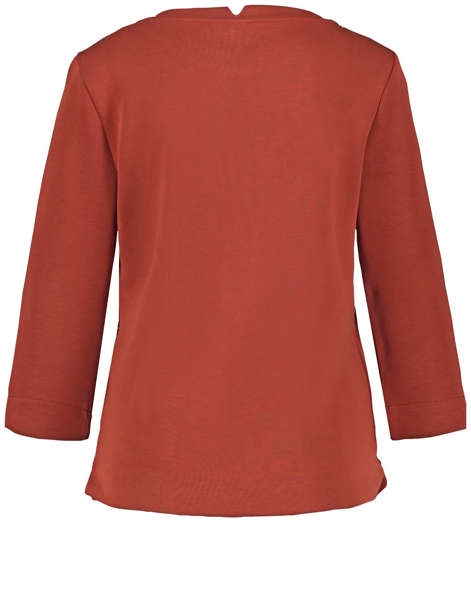 3/4 Arm Shirt WEBER 3/4-Arm-Shirt Lava Jersey aus sandwashed GERRY