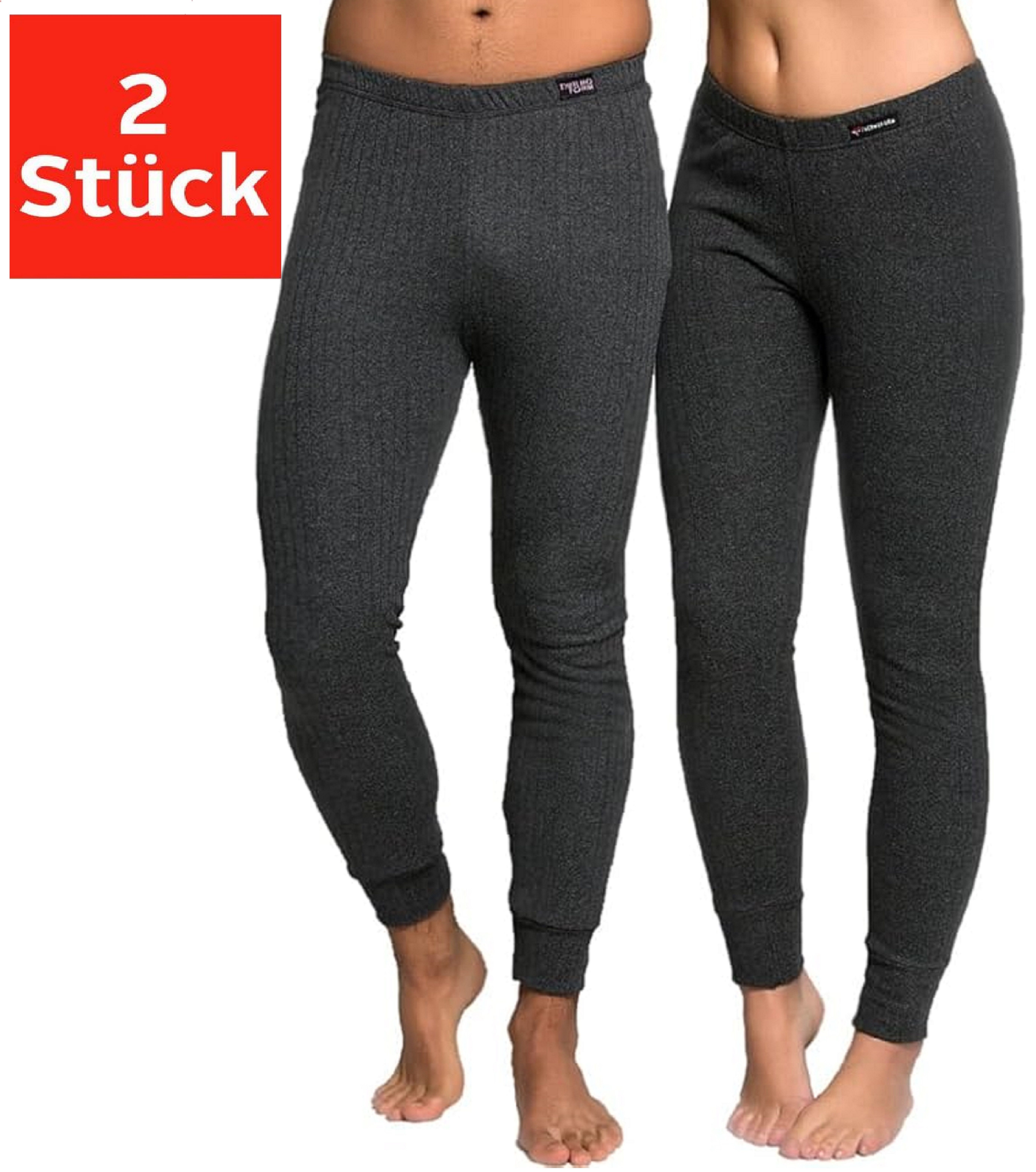 DDOnlineShop Thermounterhose Lange Unterhosen Herren T-6015 (Packung, 2-St., 2er-Pack) Premium Qualität -T6015