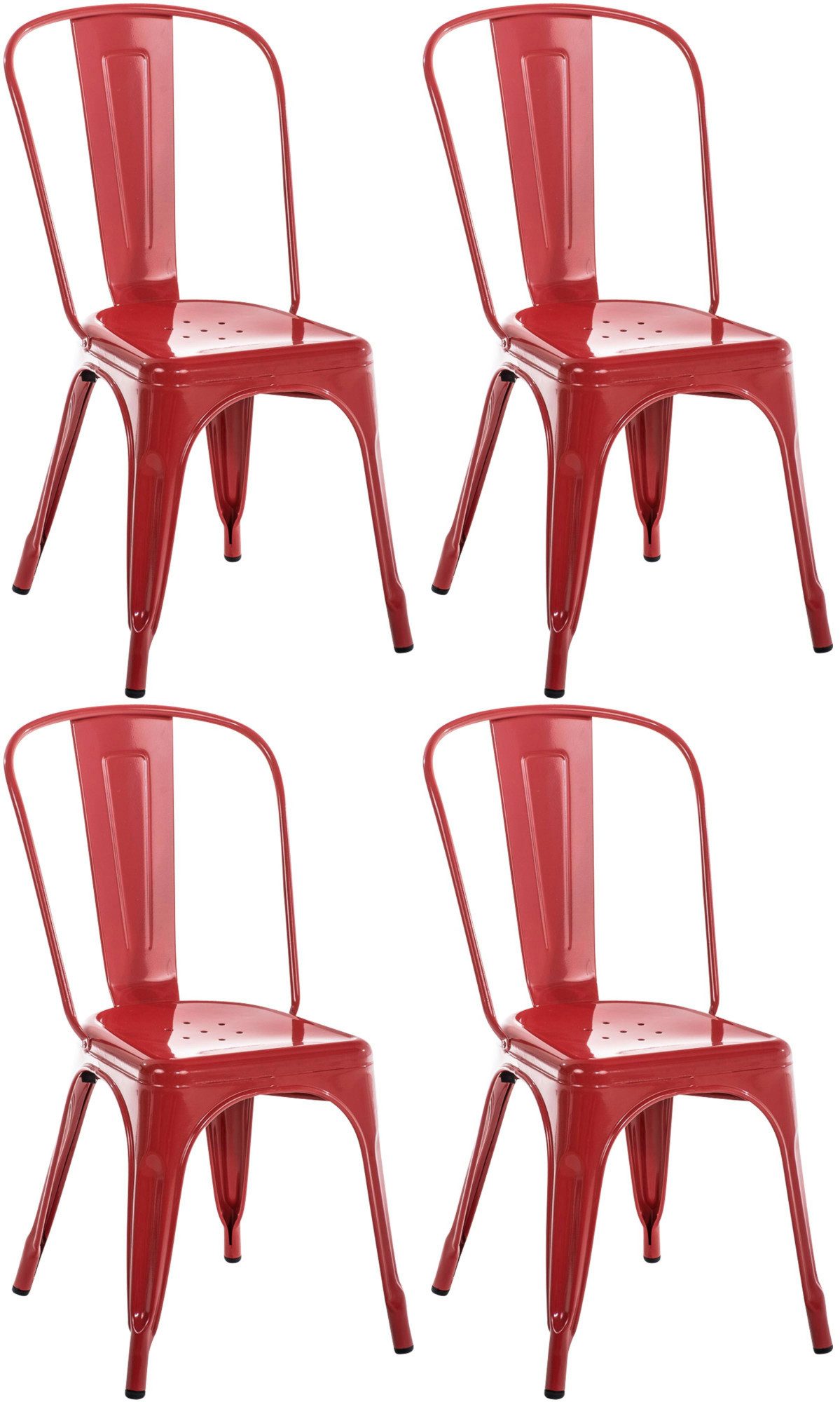 CLP Stapelstuhl Benedikt (4er Set), stapelbar
