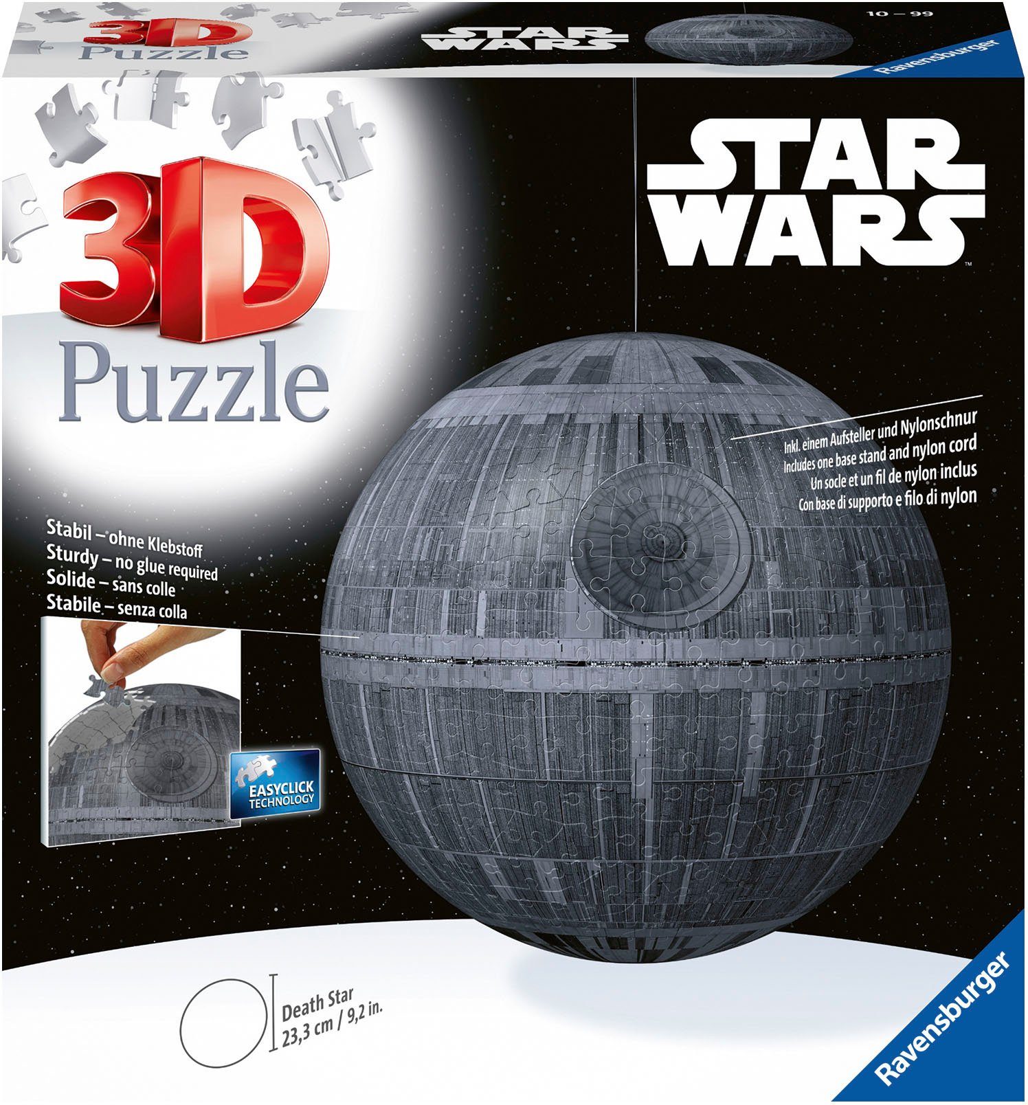 Ravensburger 3D пазлы Star Wars Todesstern, 540 Пазлыteile, Made in Europe; FSC®- schützt Wald - weltweit