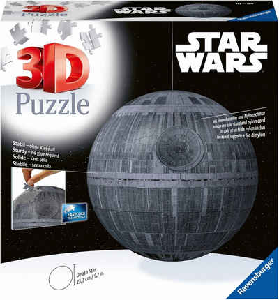 Ravensburger 3D-Puzzle Star Wars Todesstern, 540 Puzzleteile, Made in Europe; FSC®- schützt Wald - weltweit