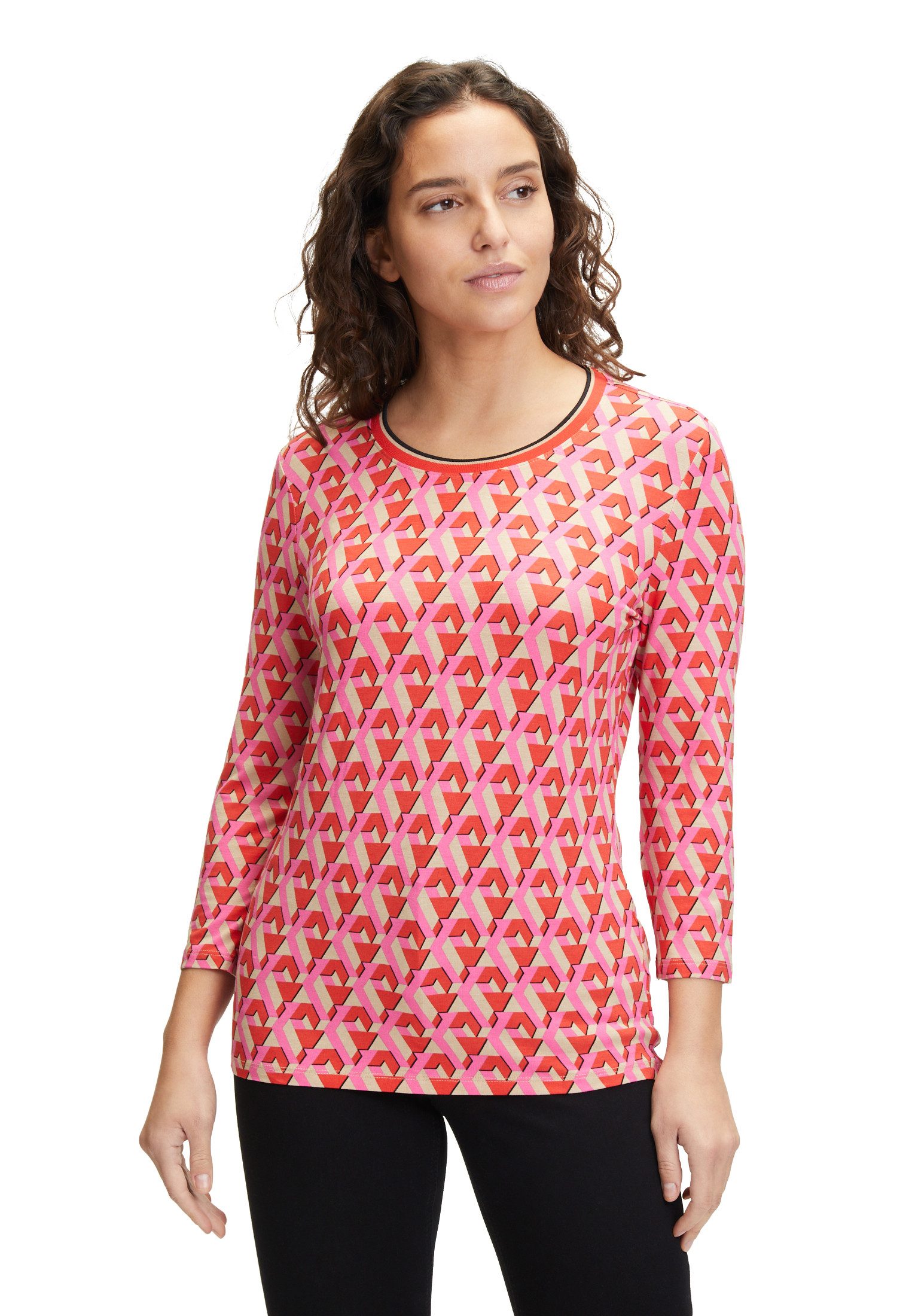 3/4-Arm-Shirt Betty Barclay Basic Shirt mit Print